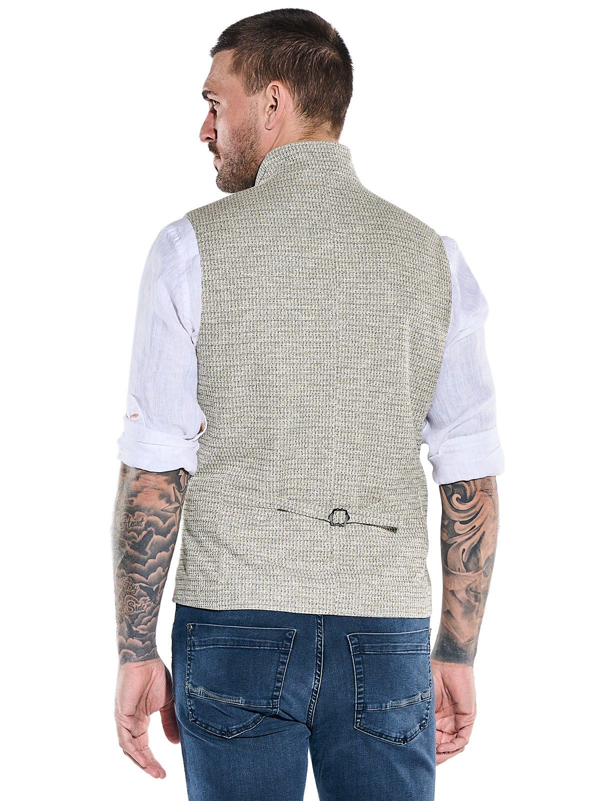emilio adani Anzugweste Herren Sakkoweste, Braunbeige