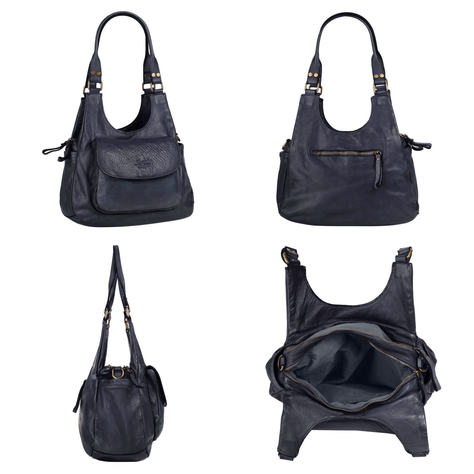 Samantha Look Umhängetasche, echt Leder, Made günstig online kaufen
