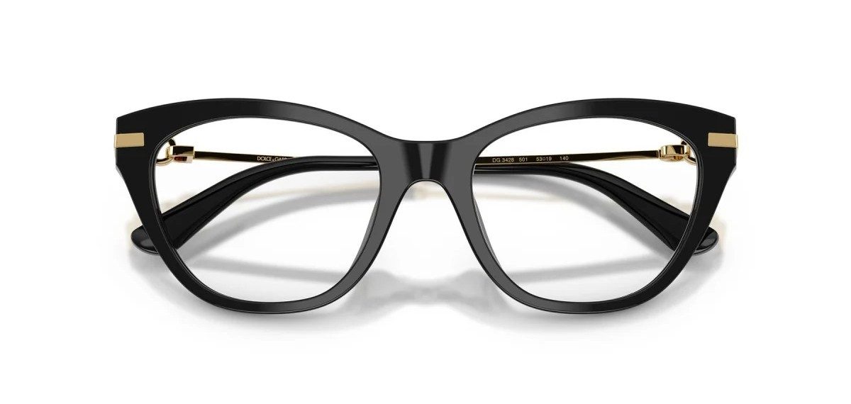DOLCE & GABBANA Brillengestell DOLCE & GABBANA Brillenfassung Brillengestell Eyeglasses DG 3428 501