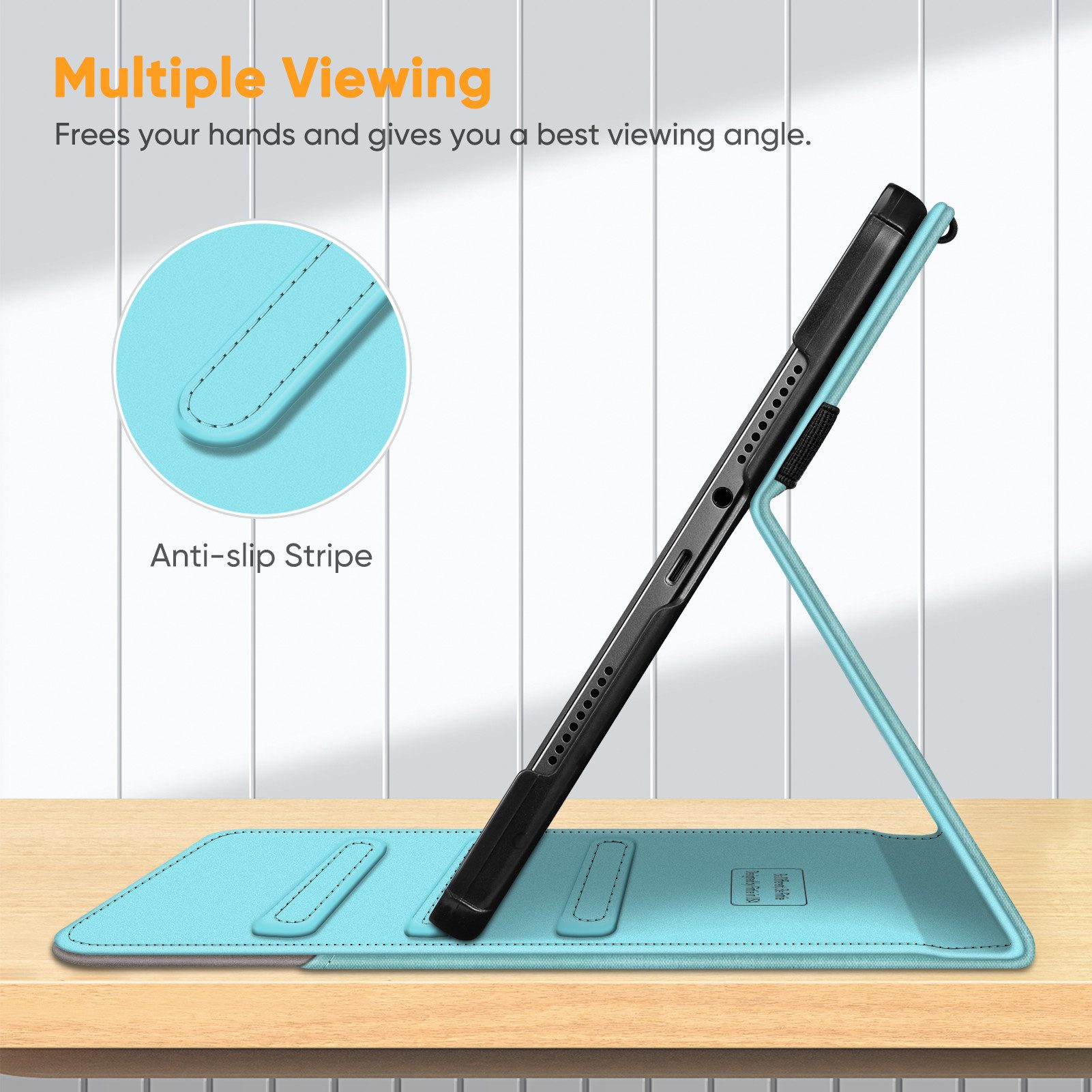 Fintie Tablet-Hülle für Xiaomi Redmi Pad Pro 12.1 Zoll 2024, Multi-Winkel Betrachtung, Schutzhülle mit Dokumentschlitze Auto Schlaf/Wach Funktion