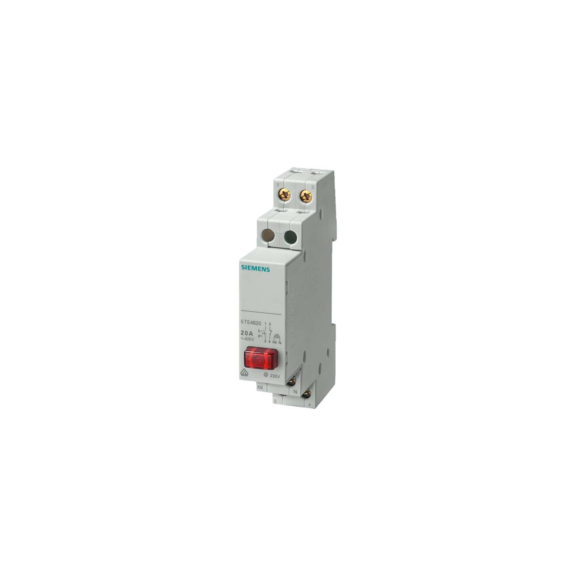 SIEMENS Siemens Indus.Sector Taster 1S,1Ö,20A,rot,230V 5TE4820 Wandtaster