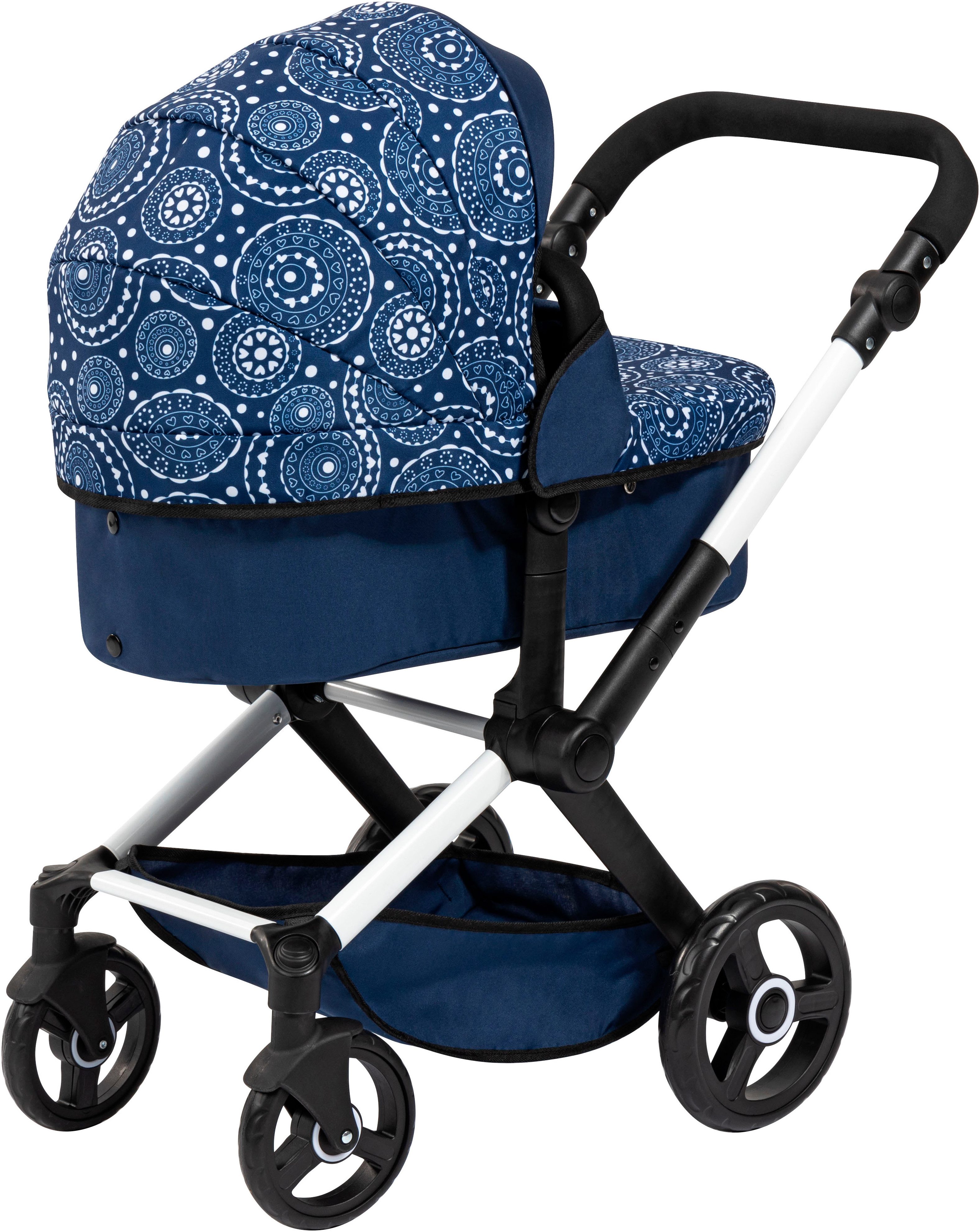 Bayer Kombi-Puppenwagen Xeo, blau Schleife günstig online kaufen