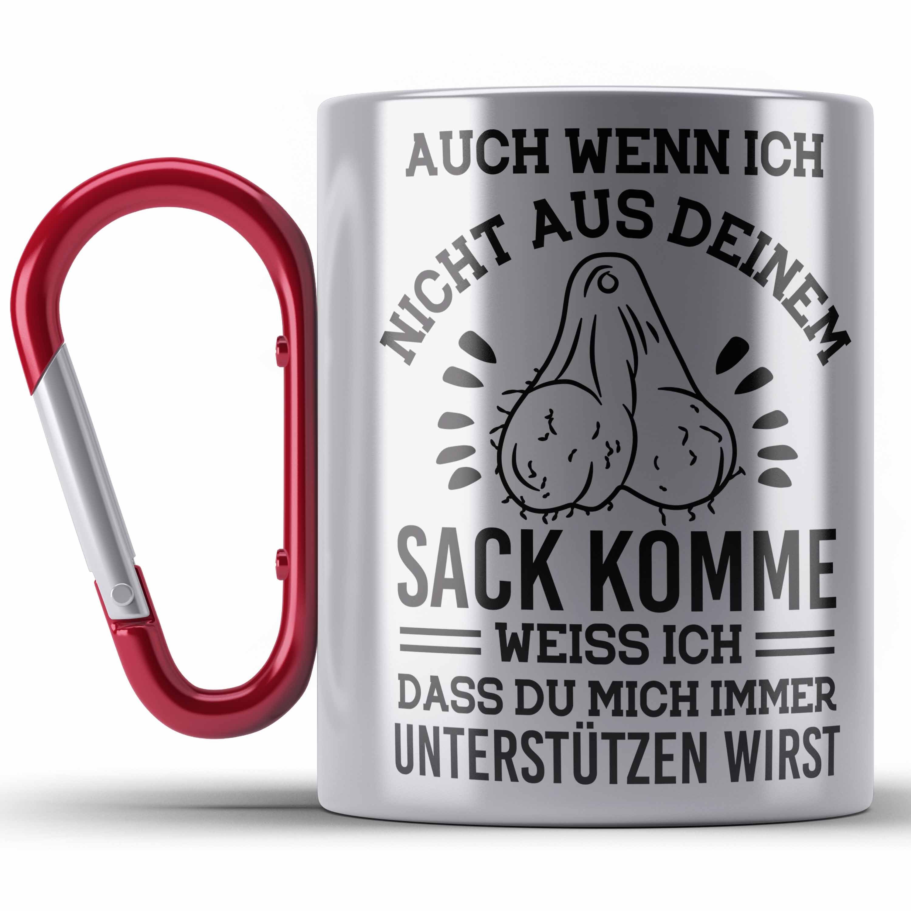 Geschenk Rot Tasse Trendation Sprüche Edelstahl Thermotasse Stiefpapa G Lustige Spruch Stiefvater