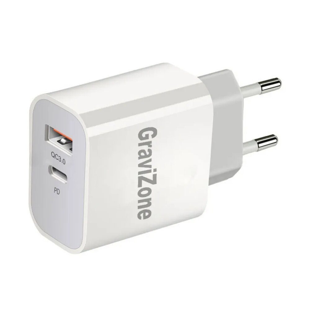 Gravizone Für Apple iPhone Pro Max Ladegerät Netzteil 20W USB-C Power Adapter Smartphone-Ladegerät (nicht zutreffend, 1x Netzteil)