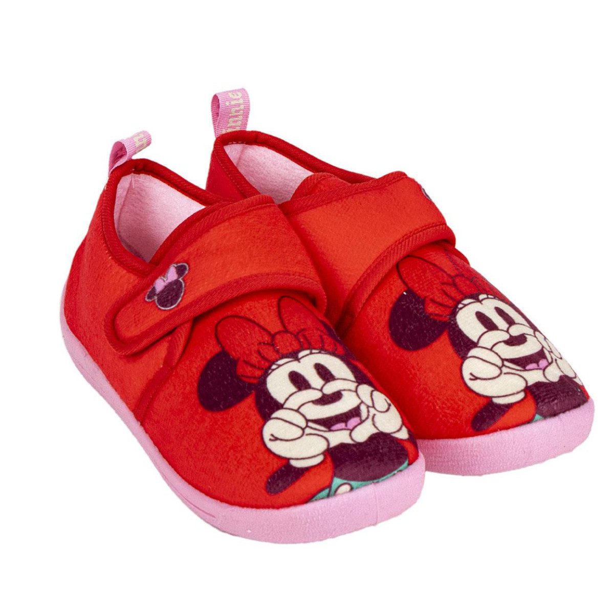 Cerda Disney Minnie Mouse Kinder Hausschuhe Halb-Boot Warme Hausstiefel Pantoffel