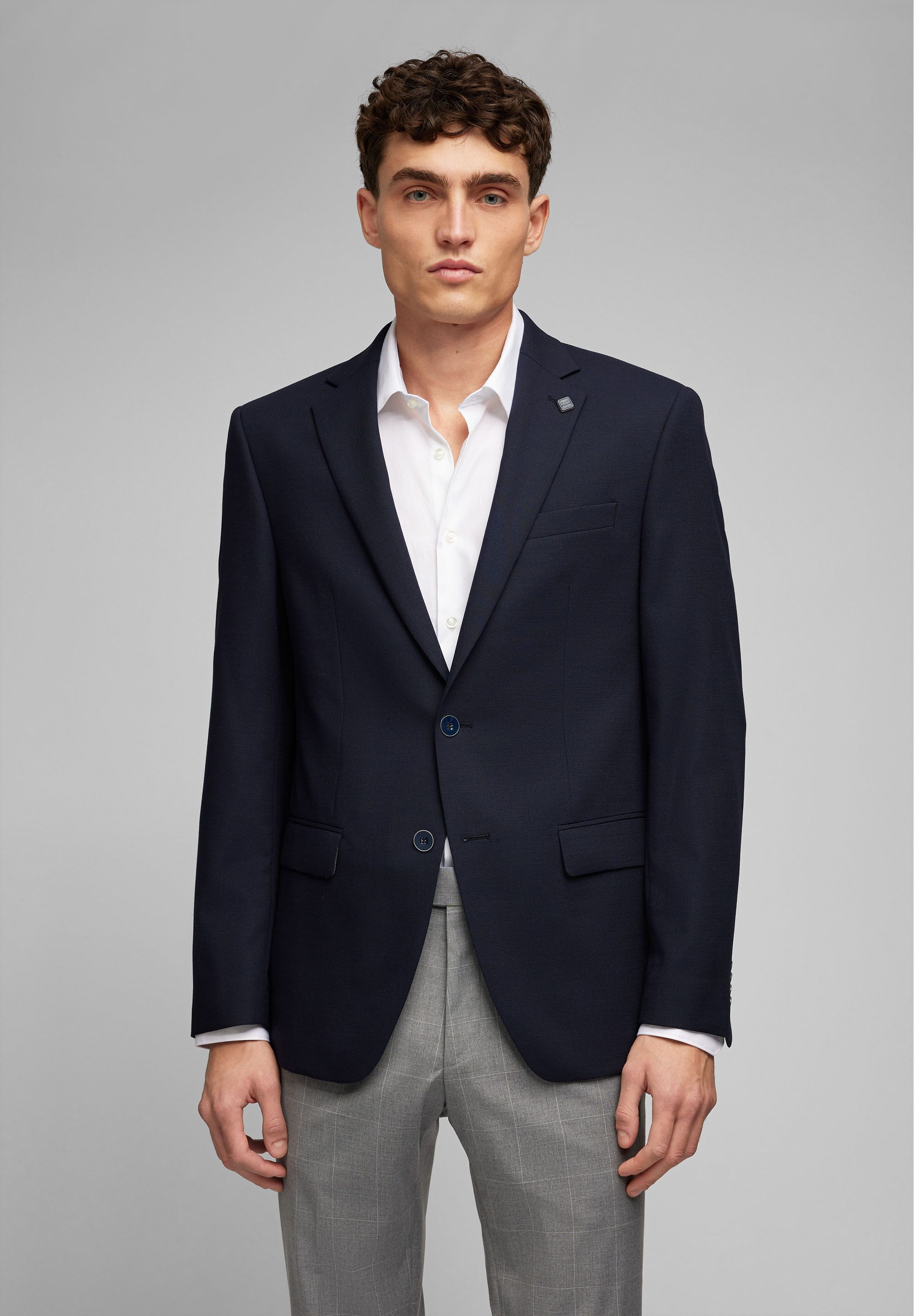 HECHTER PARIS Sakko Stretch-Wollmischung