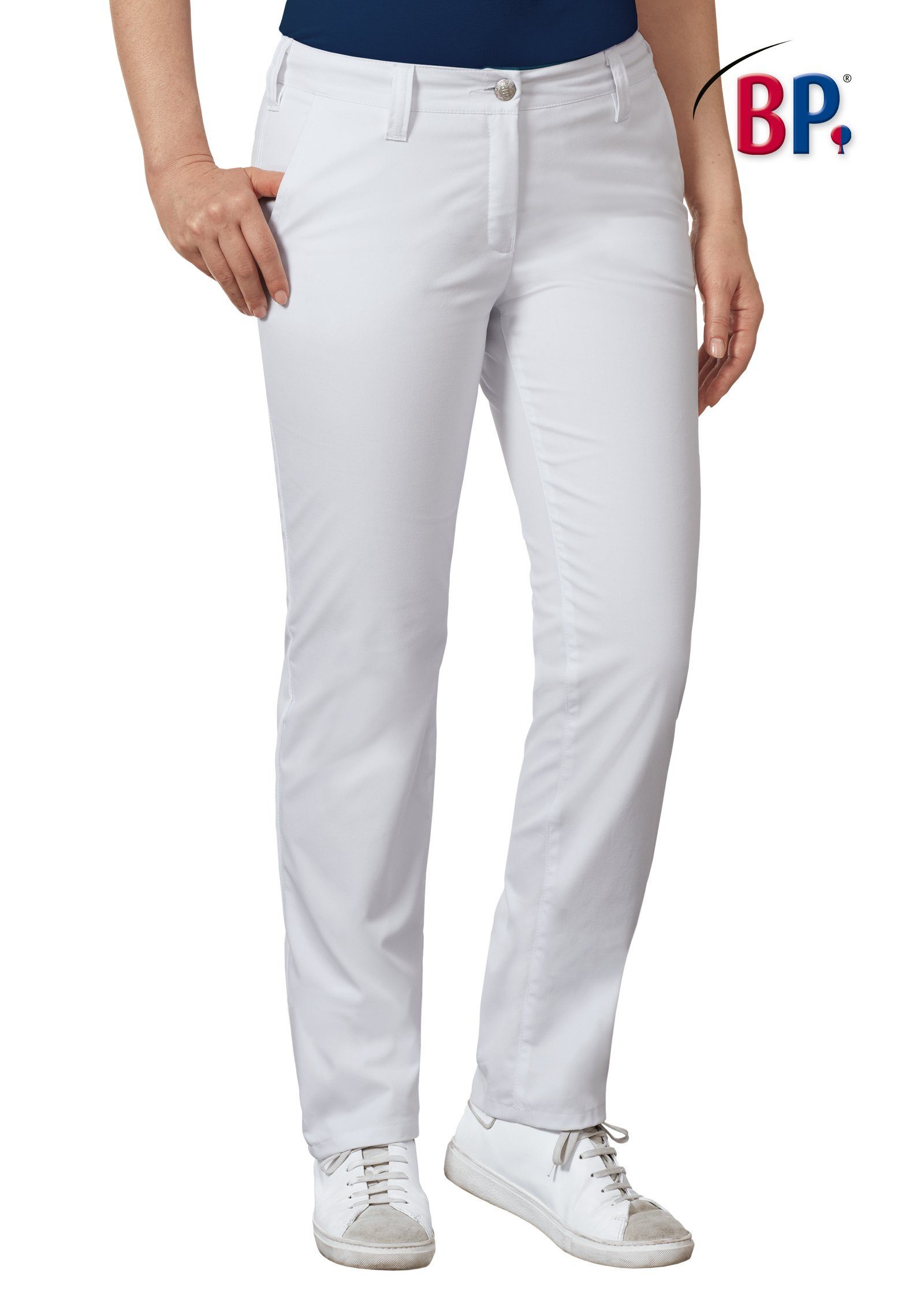 bp Chinohose Damen Stretch Chinohose, weiß günstig online kaufen