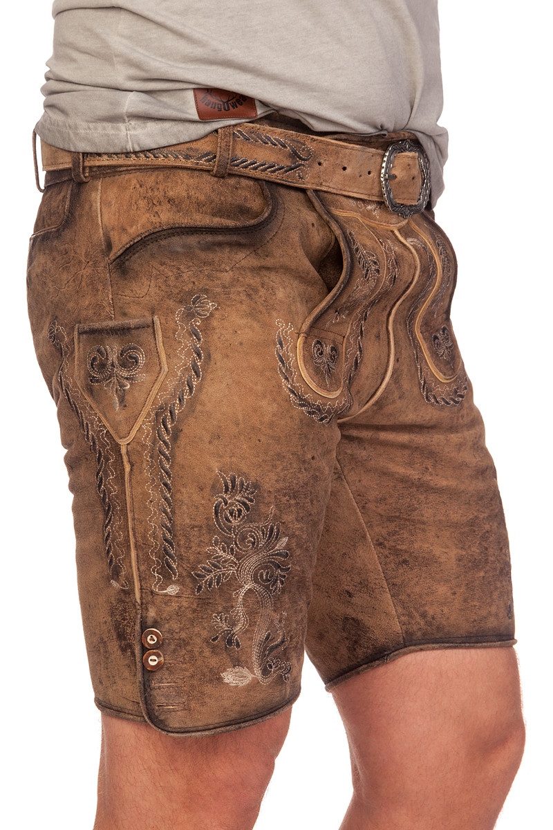 MarJo Trachtenlederhose Lederhose Herren kurz - günstig online kaufen