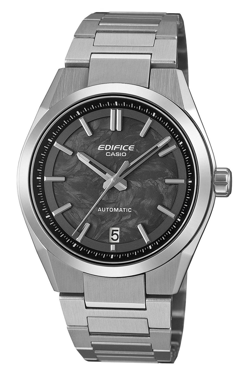 CASIO EDIFICE Automatikuhr Edifice Automatik Stahl/Schwarz
