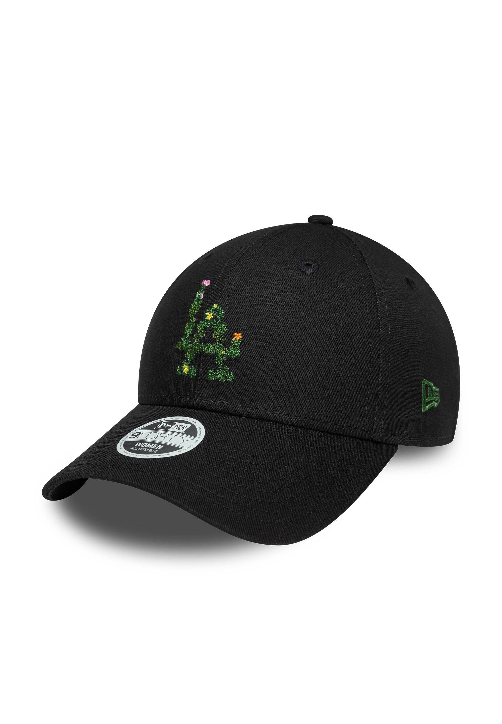 Baseball Cap Los Angeles Dodgers New Era MLB Floral Infill 9Forty Women Cap Schwarz