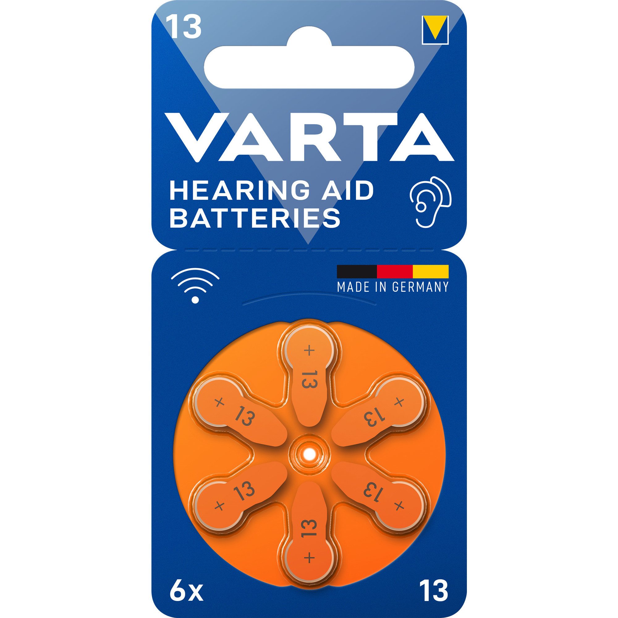 VARTA VARTA Hörgerätebatterie Hearing Aid Zinc Air 13, Batterie