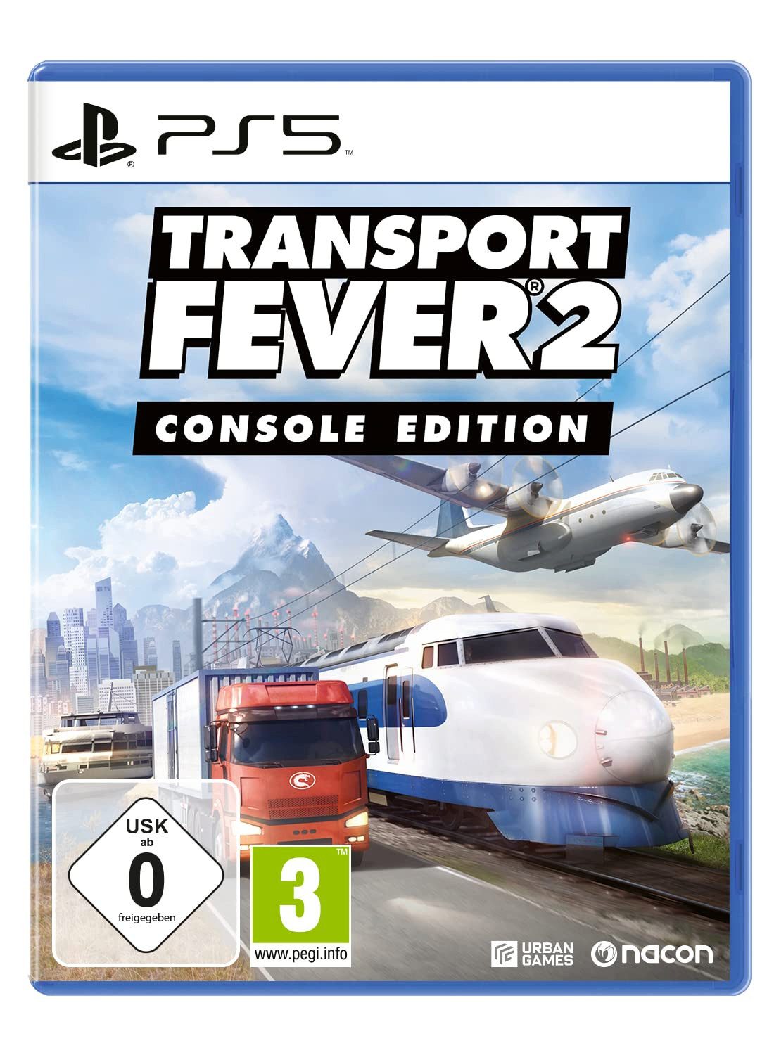 PS5 Transport Fever 2 Consolen Edition - Playstation 5 (Blu-ray Disc), PlayStation 5