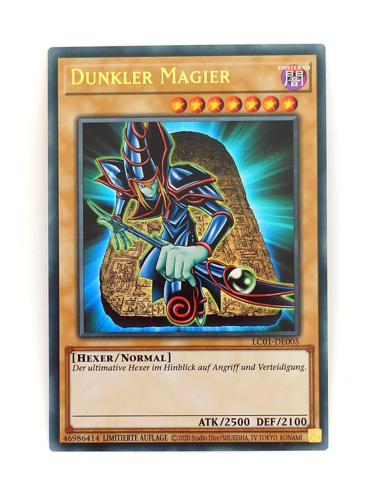 Konami Spiel Yu-Gi-Oh! Dunkler Magier - LC01-DE005 - Limitierte Auflage - Ultra Rar