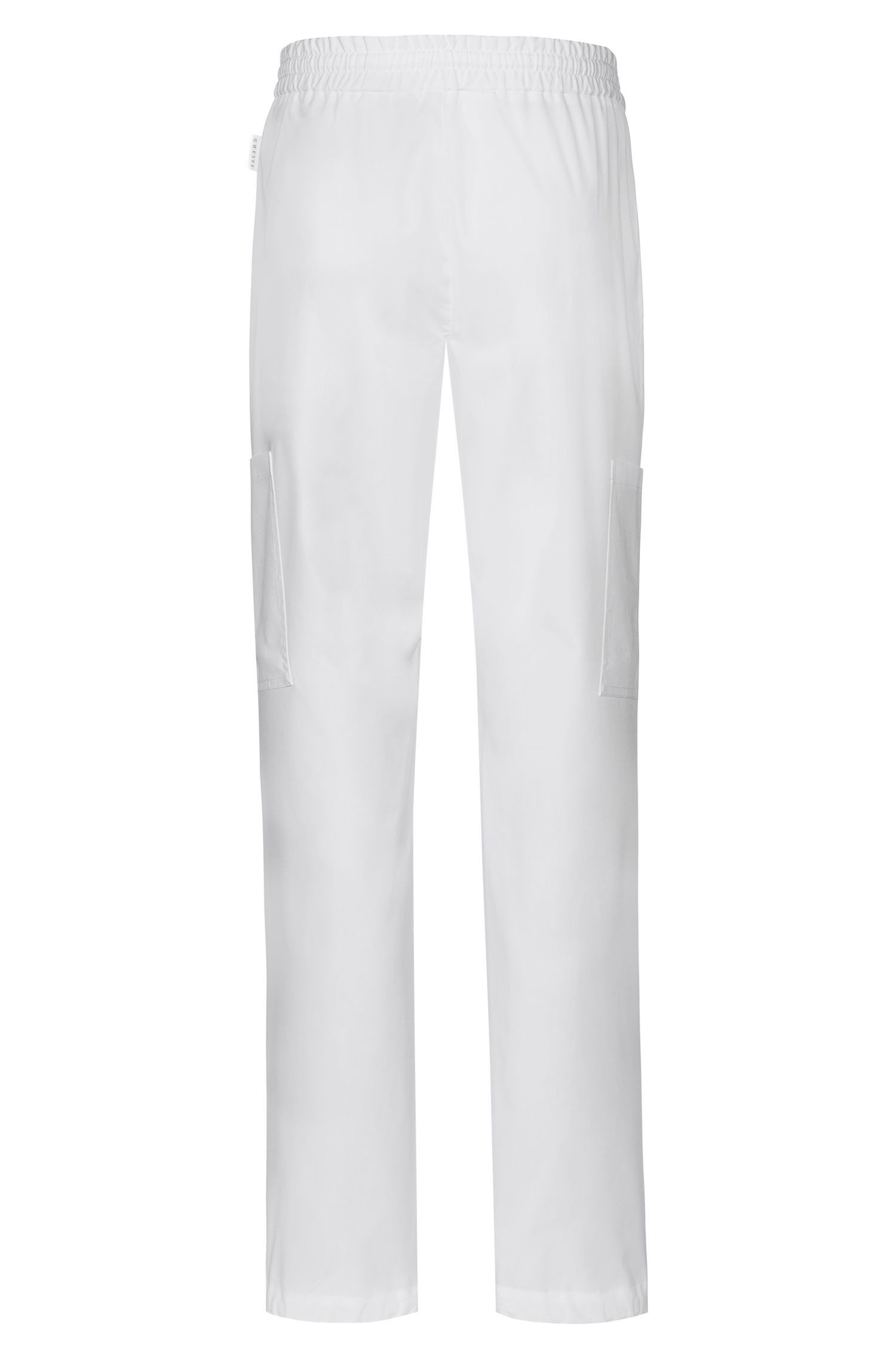 GREIFF Schlupfhose Greiff CARE unisex Schlupfhose Regular-Fit Weiß