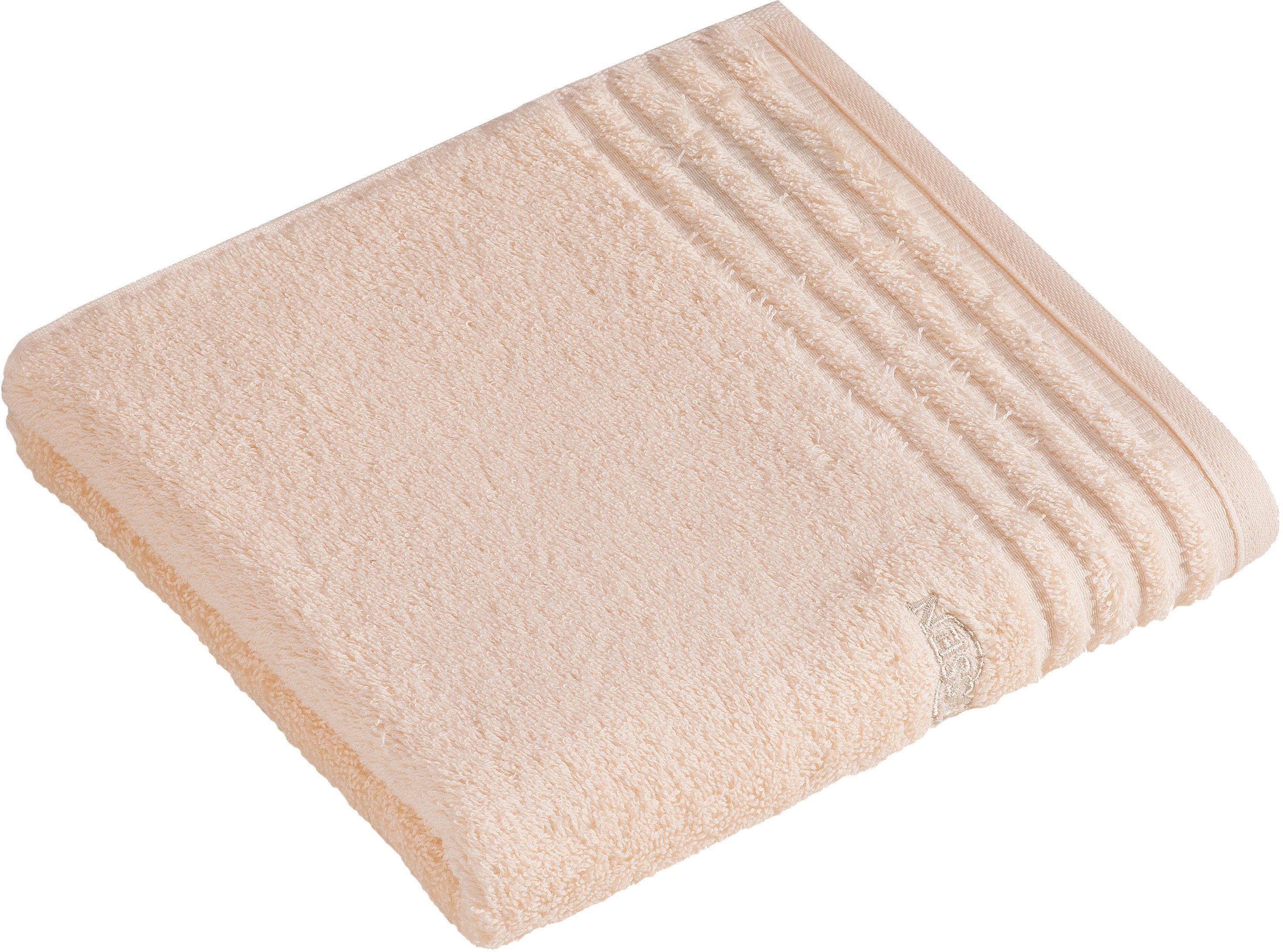 Vossen Handtuch Vienna Style Supersoft, Webfrottier (2-St), Supersoft Baumwolle