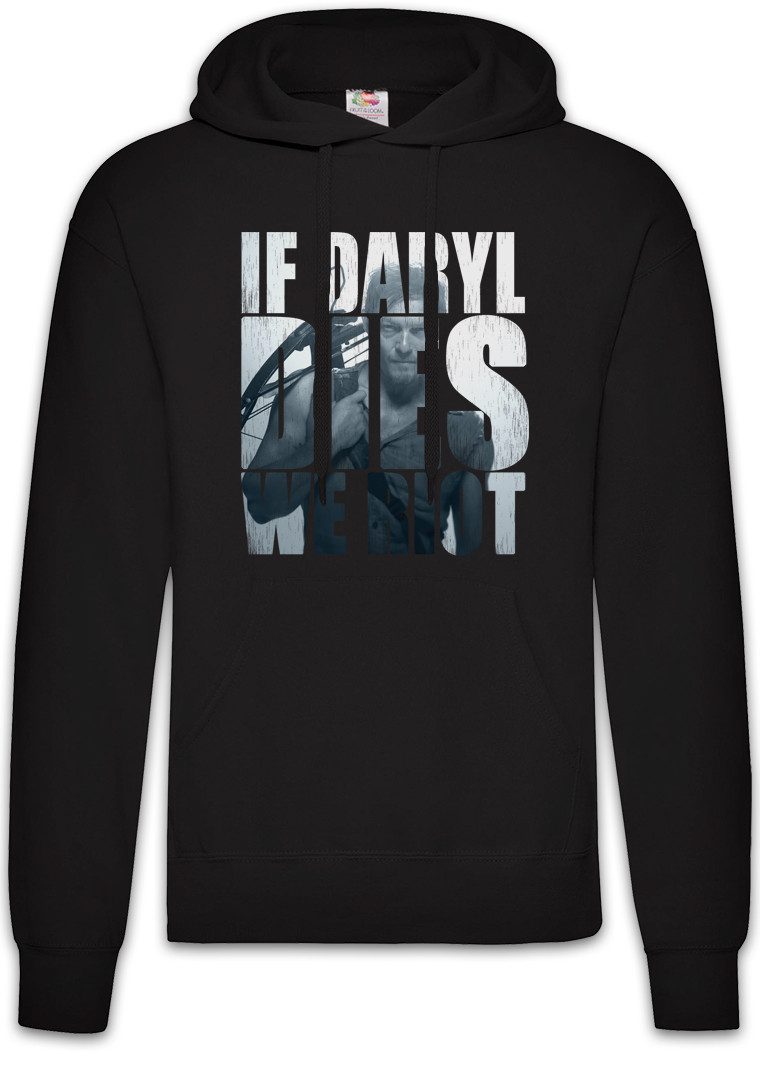 Urban Backwoods Hoodie If Daryl Dies We Riot Herren Hoodie Dixon The Walking Zombie Dead (1-tlg) Walker Living Fear Apocalypse
