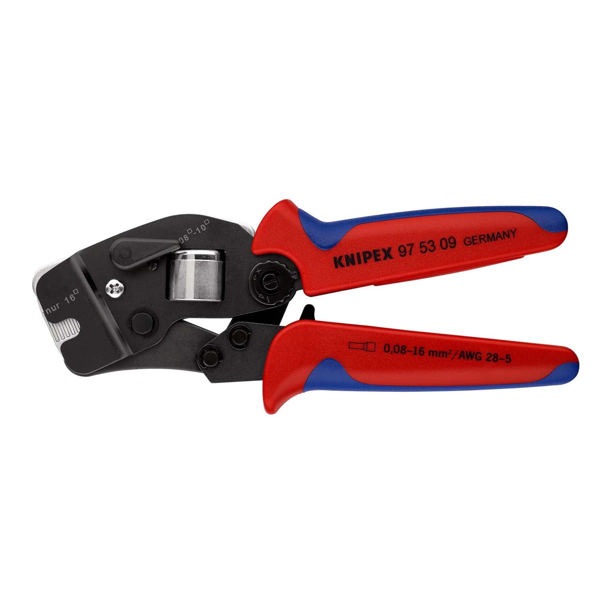Knipex Crimpzange KNIPEX 97 53 09 Selbsteinstellende Crimpzange für Aderendhülsen mit