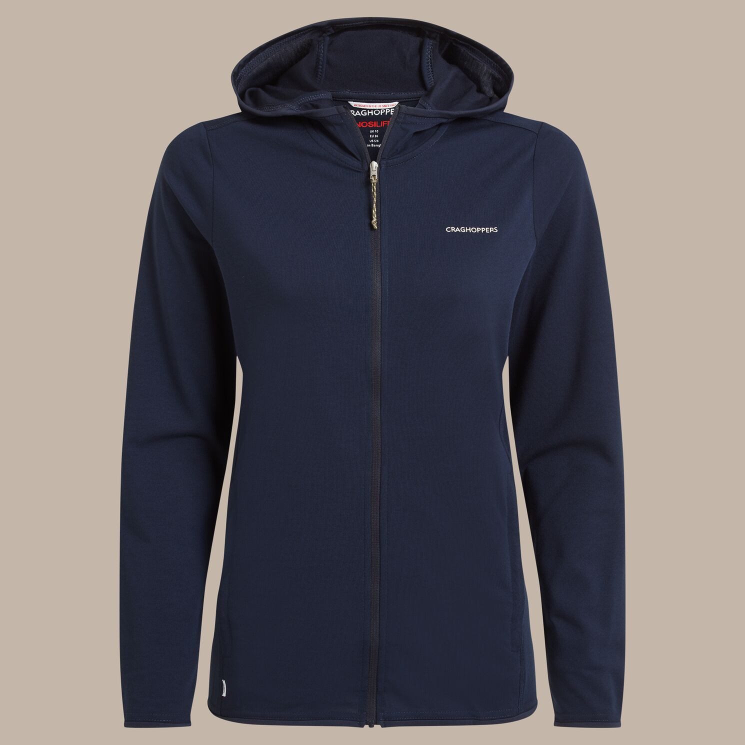 Craghoppers Trekkingjacke Nosilife Aya Hooded Jacket Damen – Stretch-Fleece mit Insektenschutz