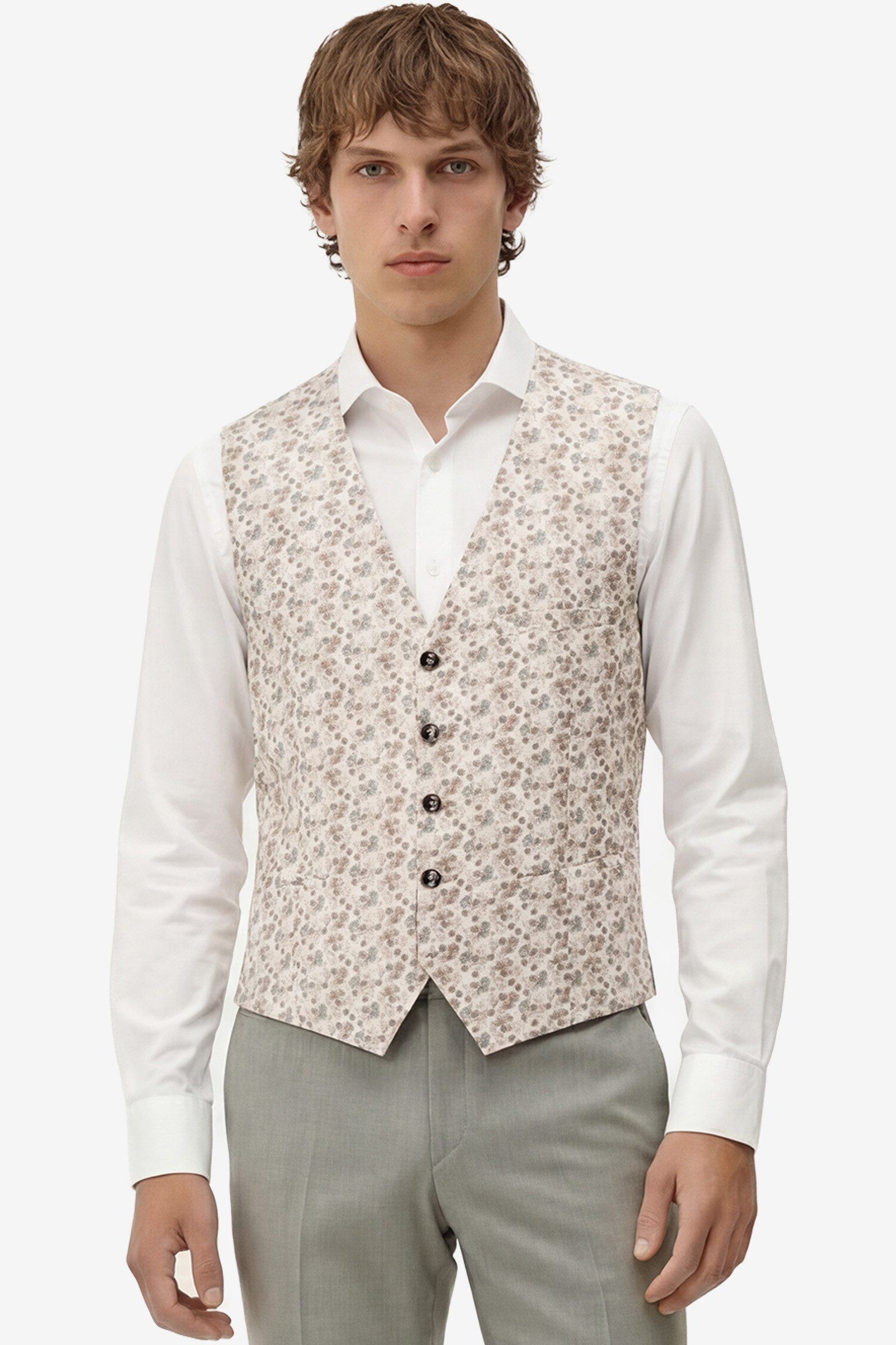 CG Club of Gents Anzugweste CG Plum