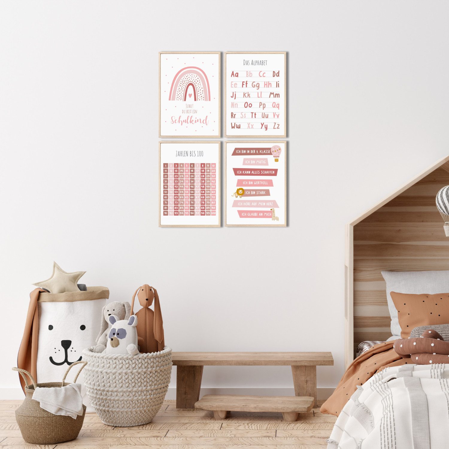 MeinBaby123® Poster Lernposter, Bilder Kinderzimmer Deko, günstig online kaufen