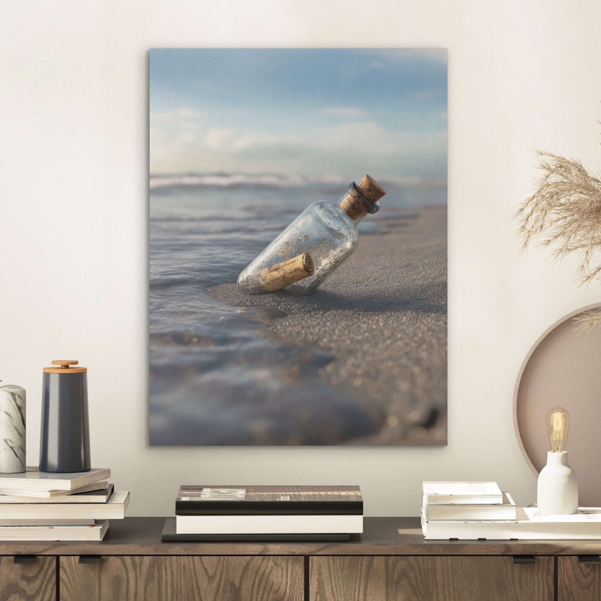 MuchoWow Gemälde Glasflasche - Post - günstig online kaufen