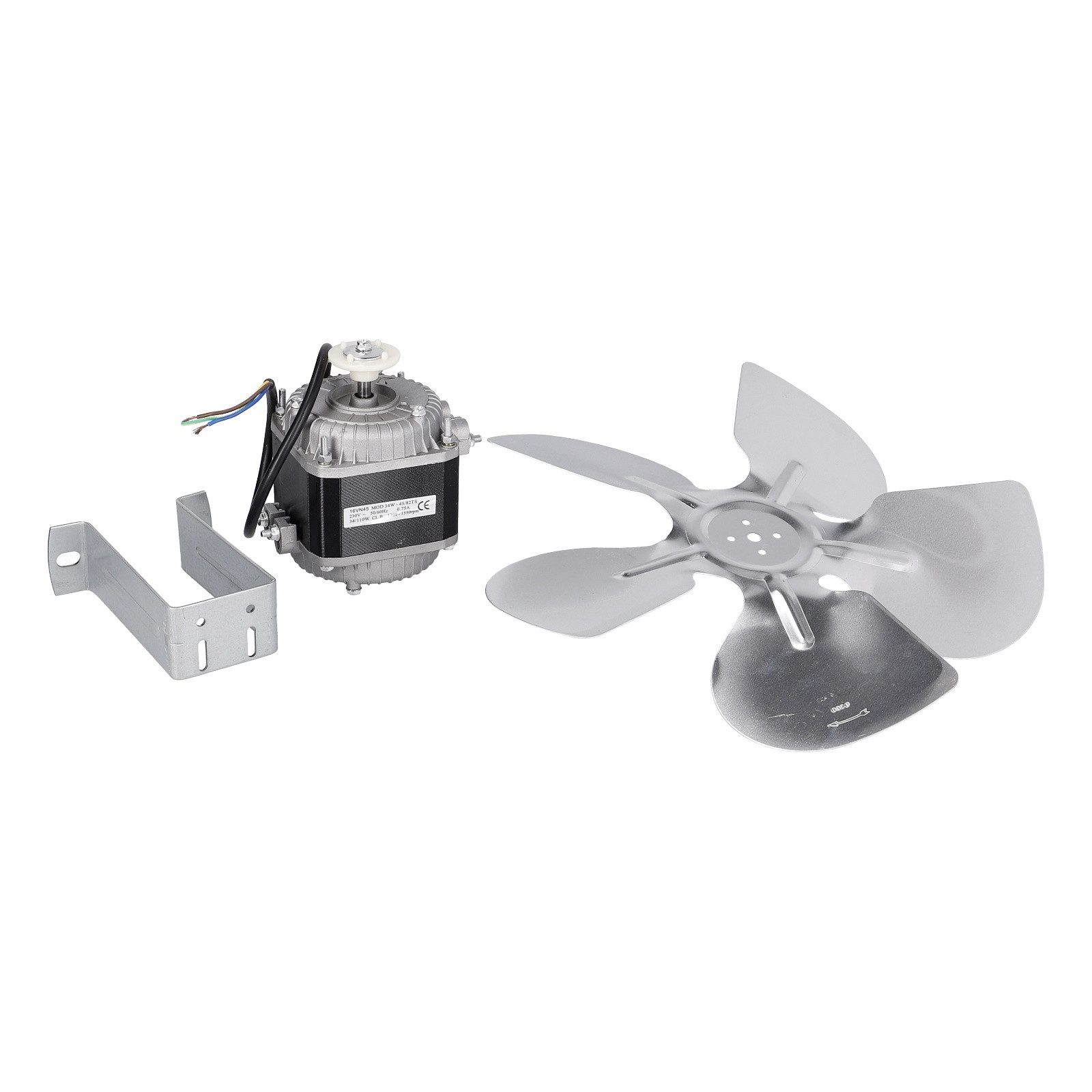 easyPART Montagezubehör Kühlschrank wie EUROPART 10021476 Universal Ventilator 34 Watt, Kühlschrank / Gefrierschrank