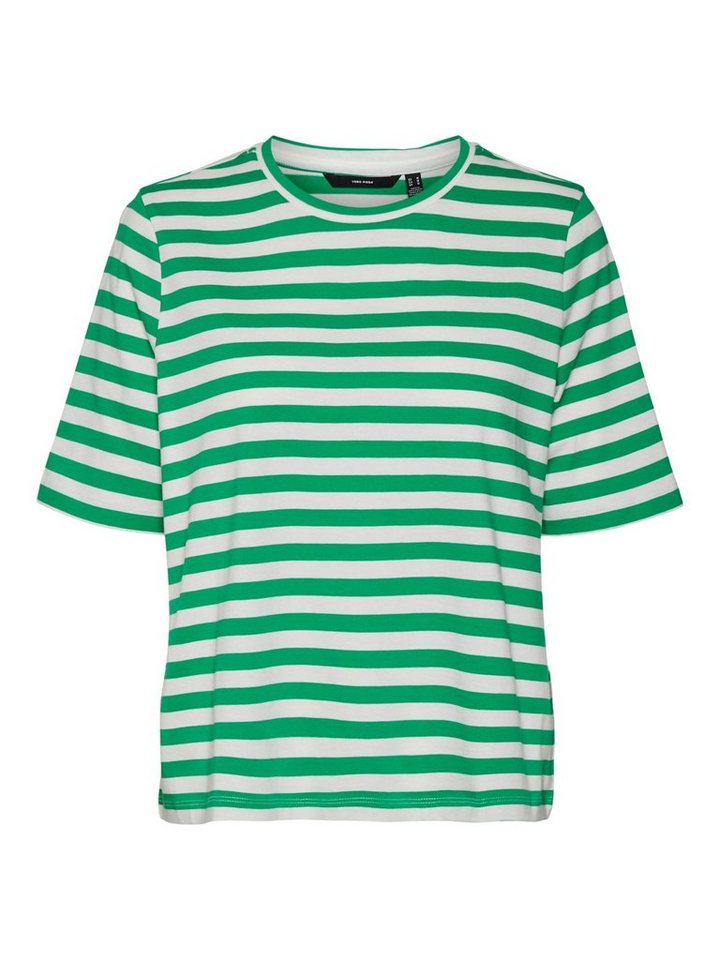 Vero Moda T-Shirt MOLLY (1-tlg) Plain/ohne Details, Modisches T-Shirt für  Damen mit Rundhals-Ausschnitt und kurzem Arm