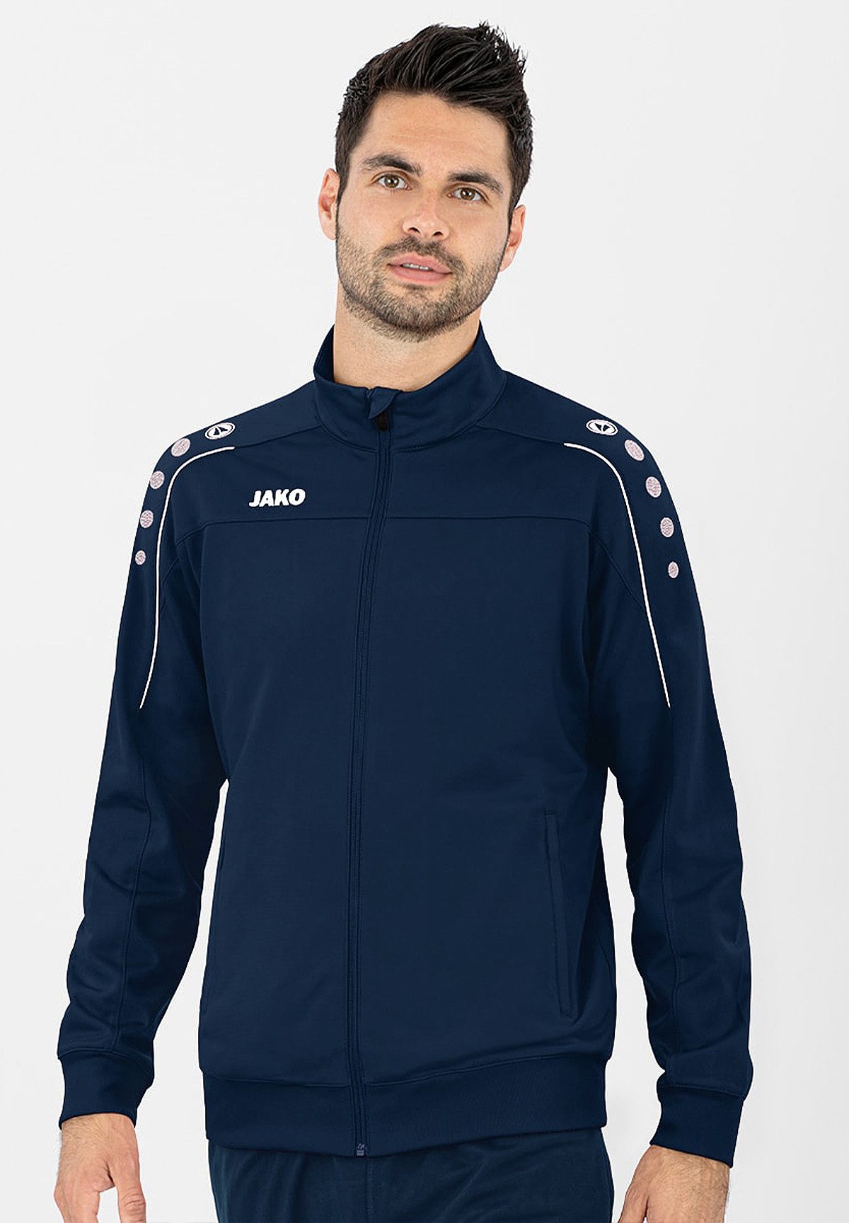 Jako Trainingsjacke mit Reißverschlusstaschen Polyesterjacke Classico günstig online kaufen