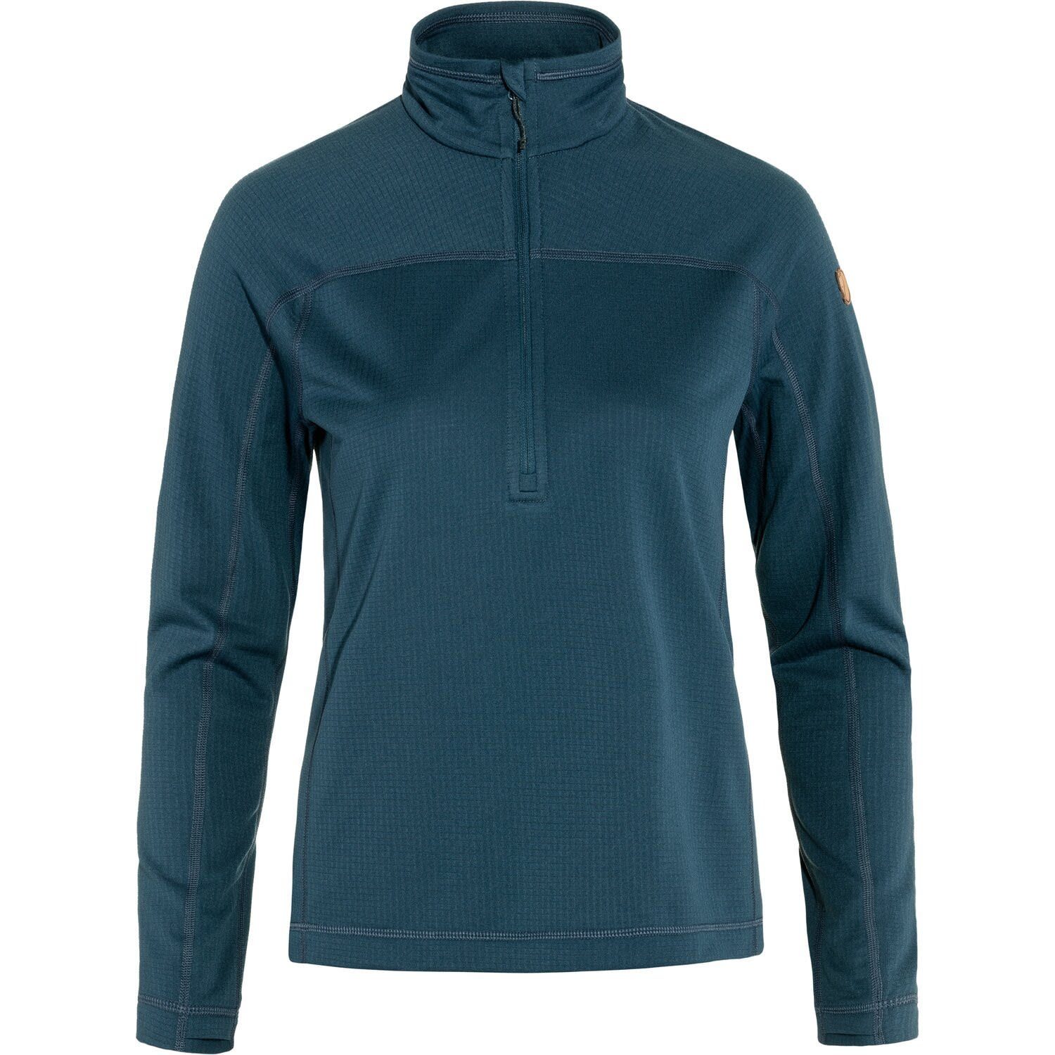 Fjällräven Fleecepullover Fjällräven W Abisko Lite Fleece Half-zip Damen Indigo Blue