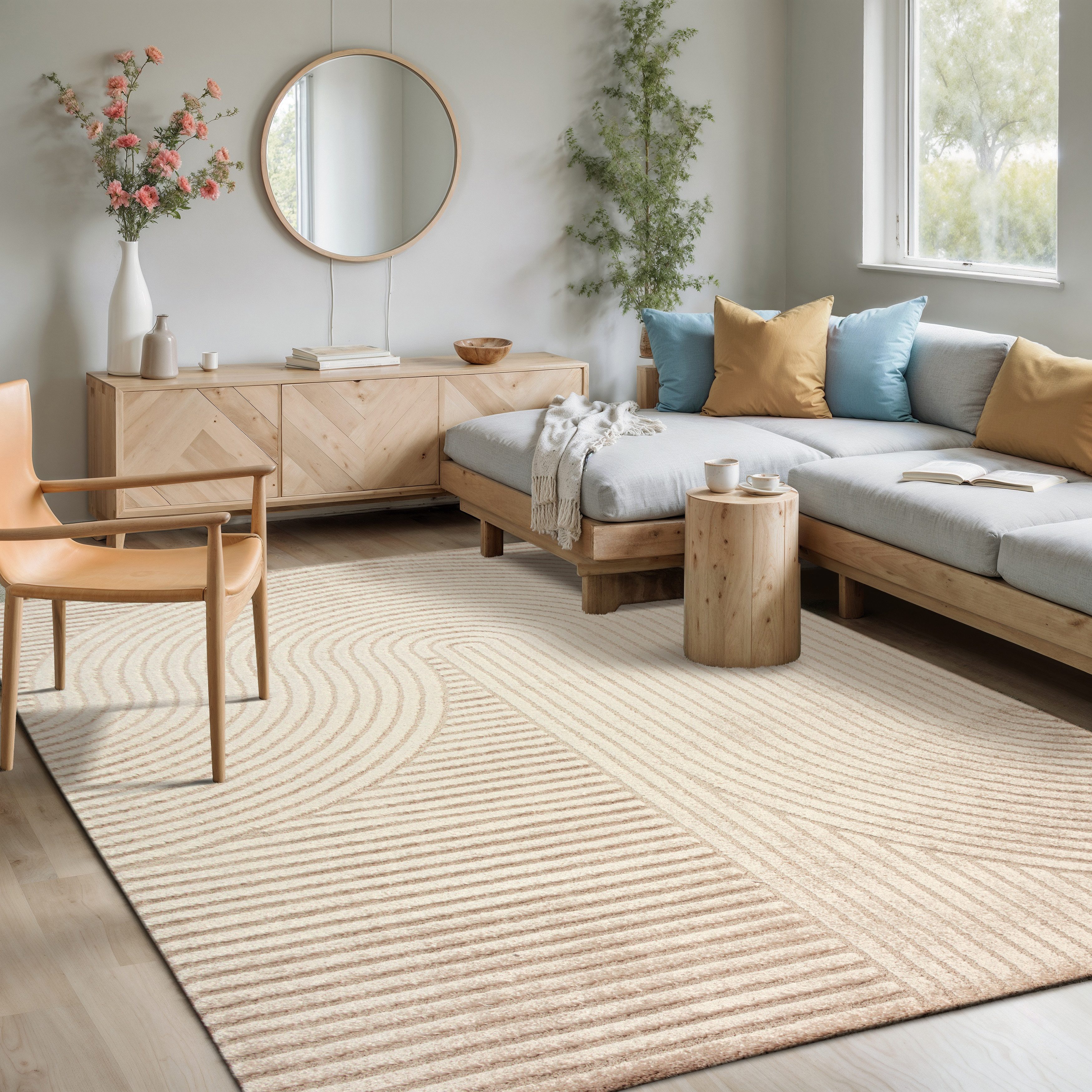 merinos Teppich »Elio 5«, rechteckig, 16 mm Höhe, moderner Kurzflor Teppich günstig online kaufen