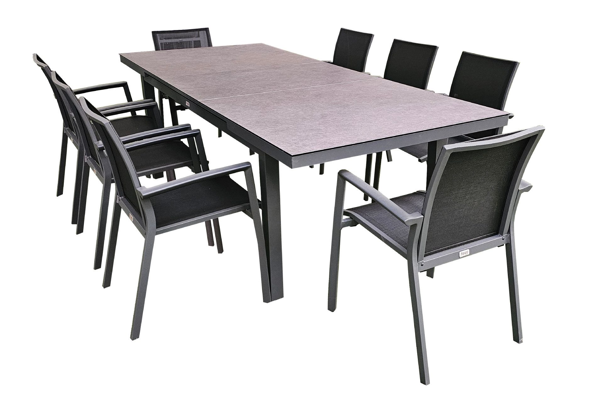 TEICO GROUP Garten-Essgruppe 9-tlg. Gartenmöbel Set günstig online kaufen