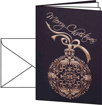 Sigel Briefpapier sigel Weihnachtskarte "Noblesse", A6 (A5)
