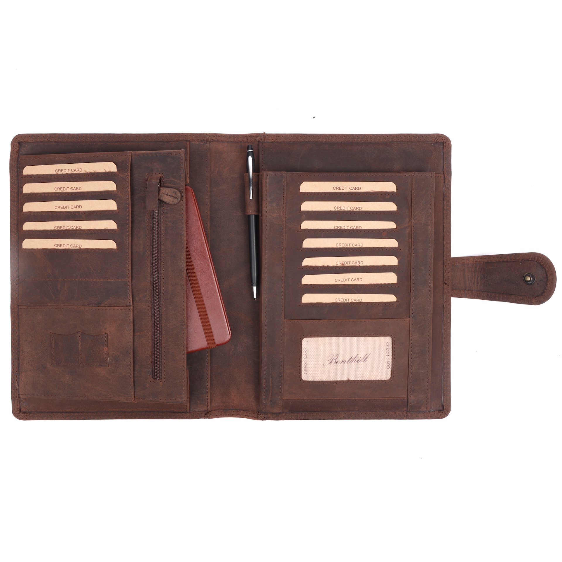 Aktenmappe Arbeitsmappe A5 Echt Leder Mappe Dokumentenmappe Organizer Travel