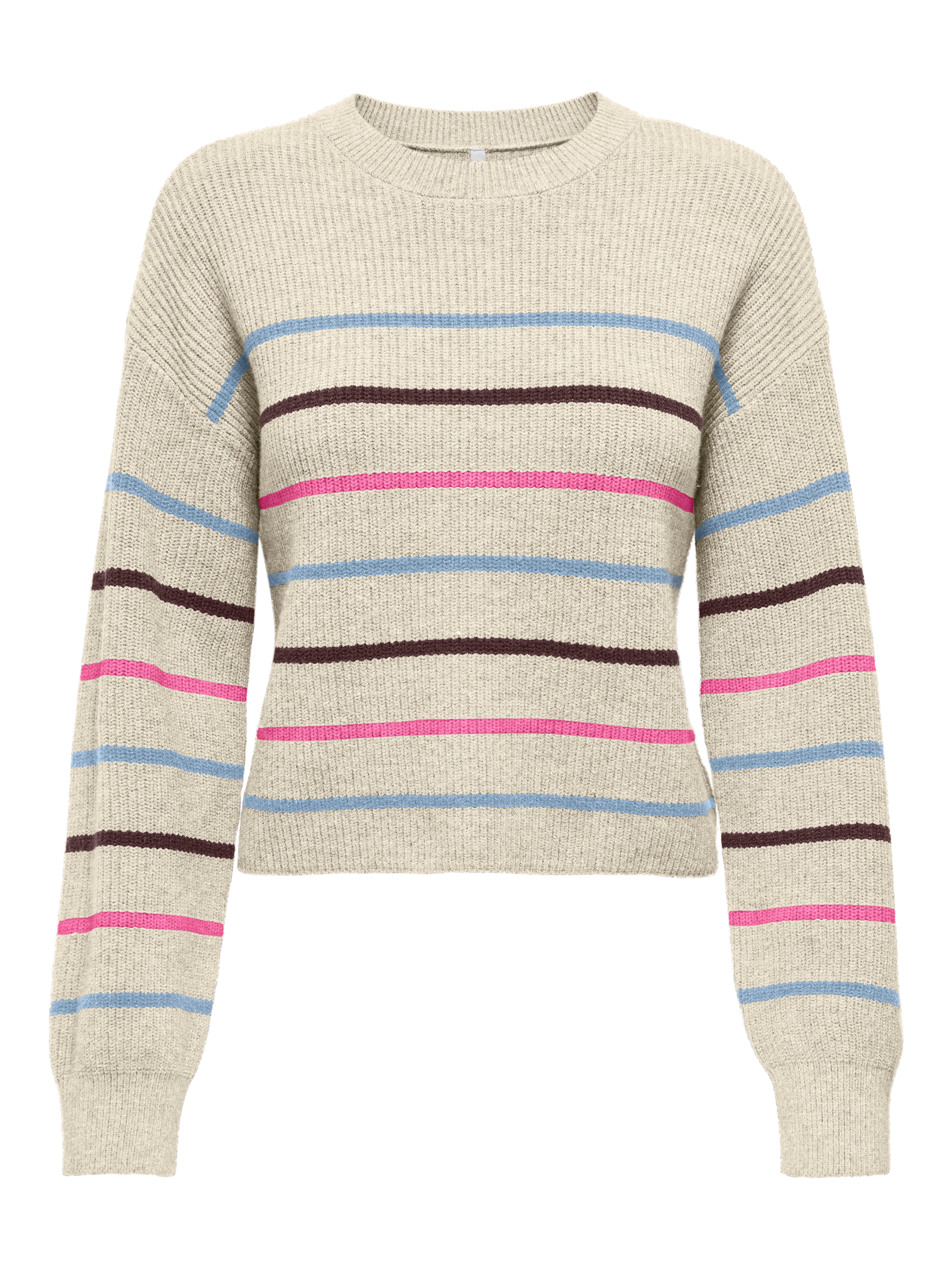 ONLY Strickpullover ONLIBI LS STRIPE O-NECK CC KNT günstig online kaufen