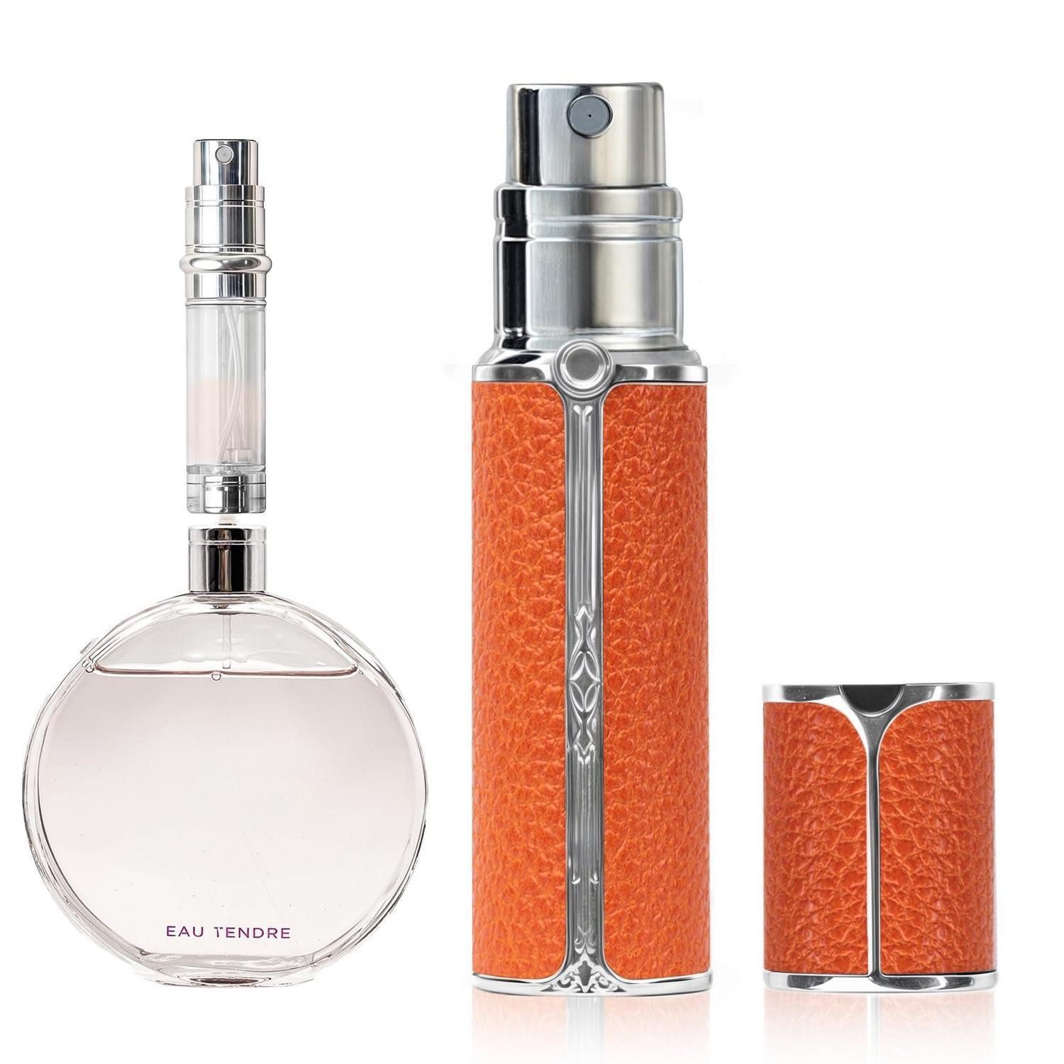 LuxusKollektion Parfümzerstäuber Parfümzerstäuber nachfüllbar 5ml Orange