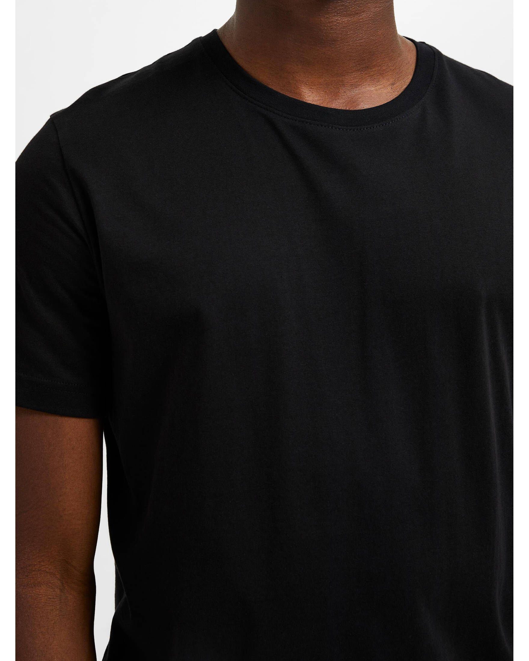 SLHAXEL HOMME Pack T-Shirt (15) (1-tlg) schwarz SELECTED Herren T-Shirts 3er