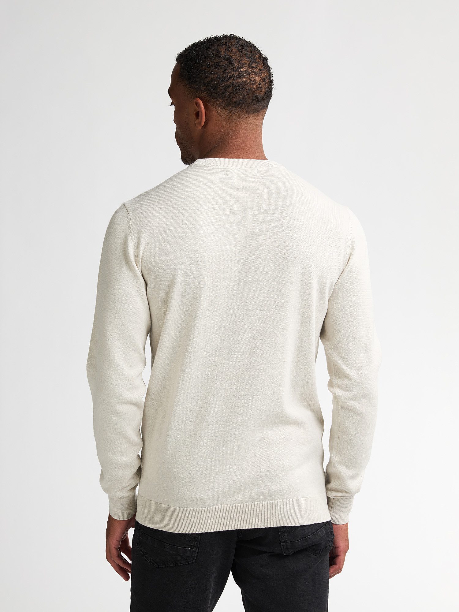 Petrol Industries Rundhalspullover Materialmix mit Baumwollanteil günstig online kaufen