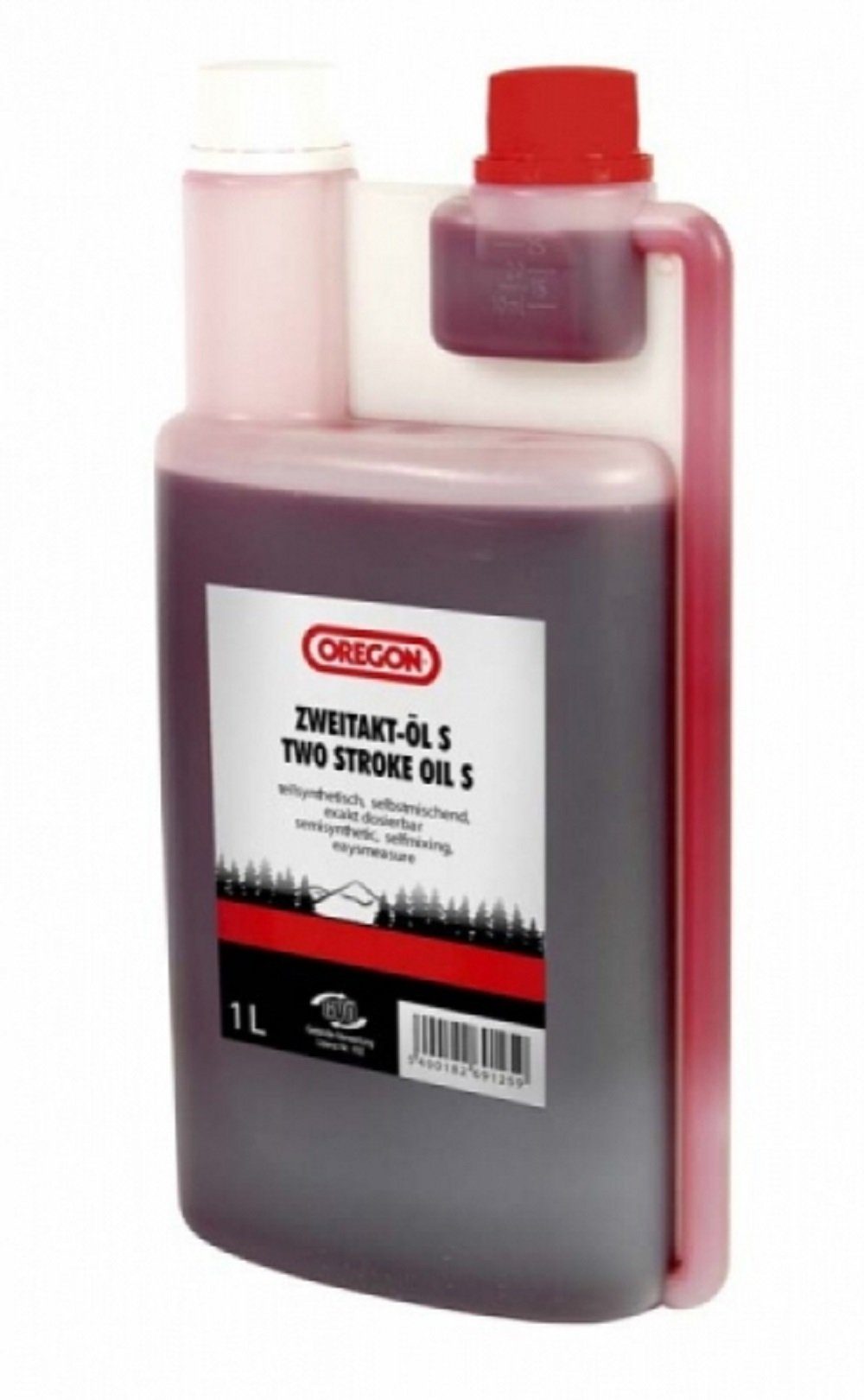 Universalöl Zweitaktmotorenöl 2-Takt Öl 1000 ml Dosierflasche