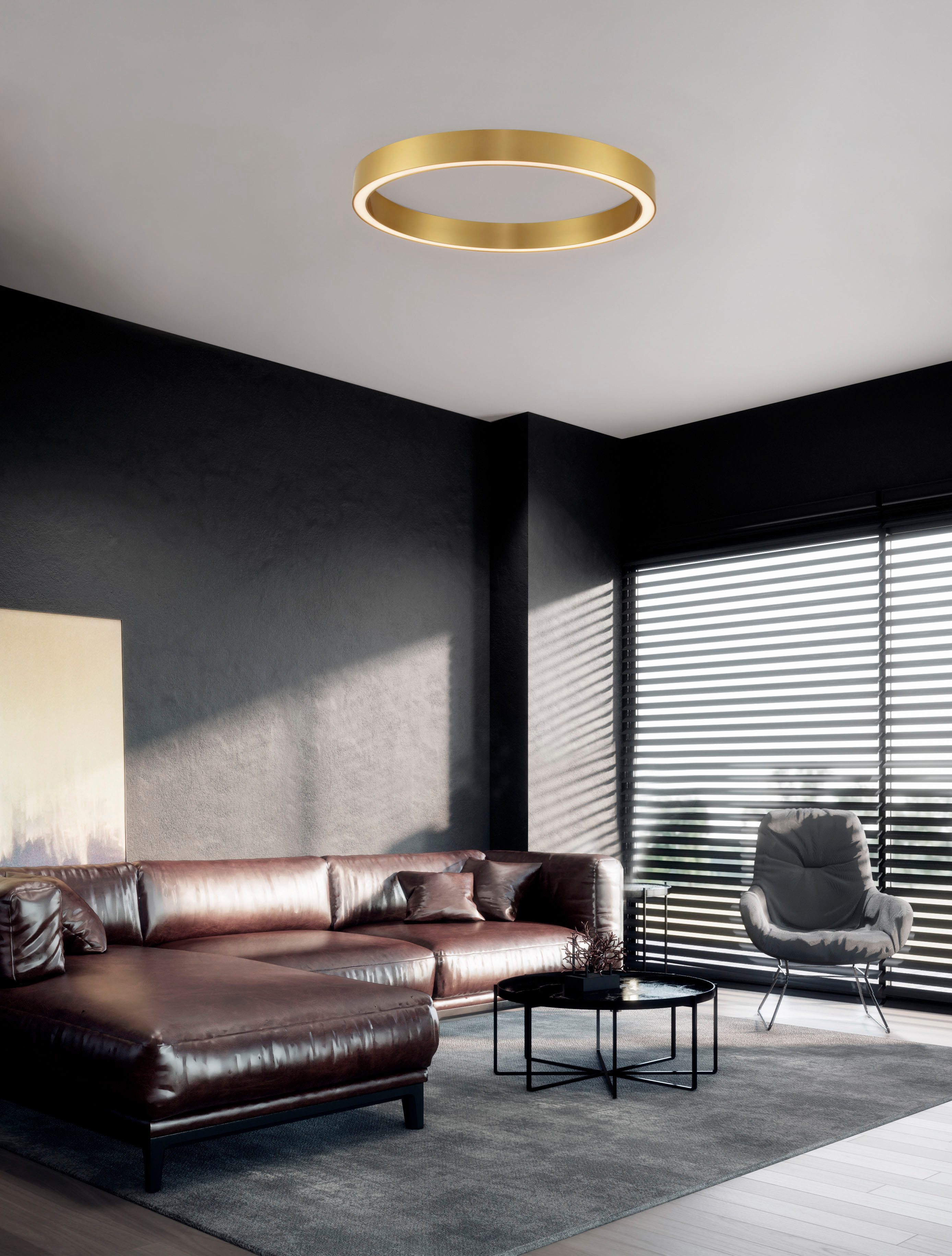 Nova Luce LED Deckenleuchte STING, LED fest integriert, Warmweiß