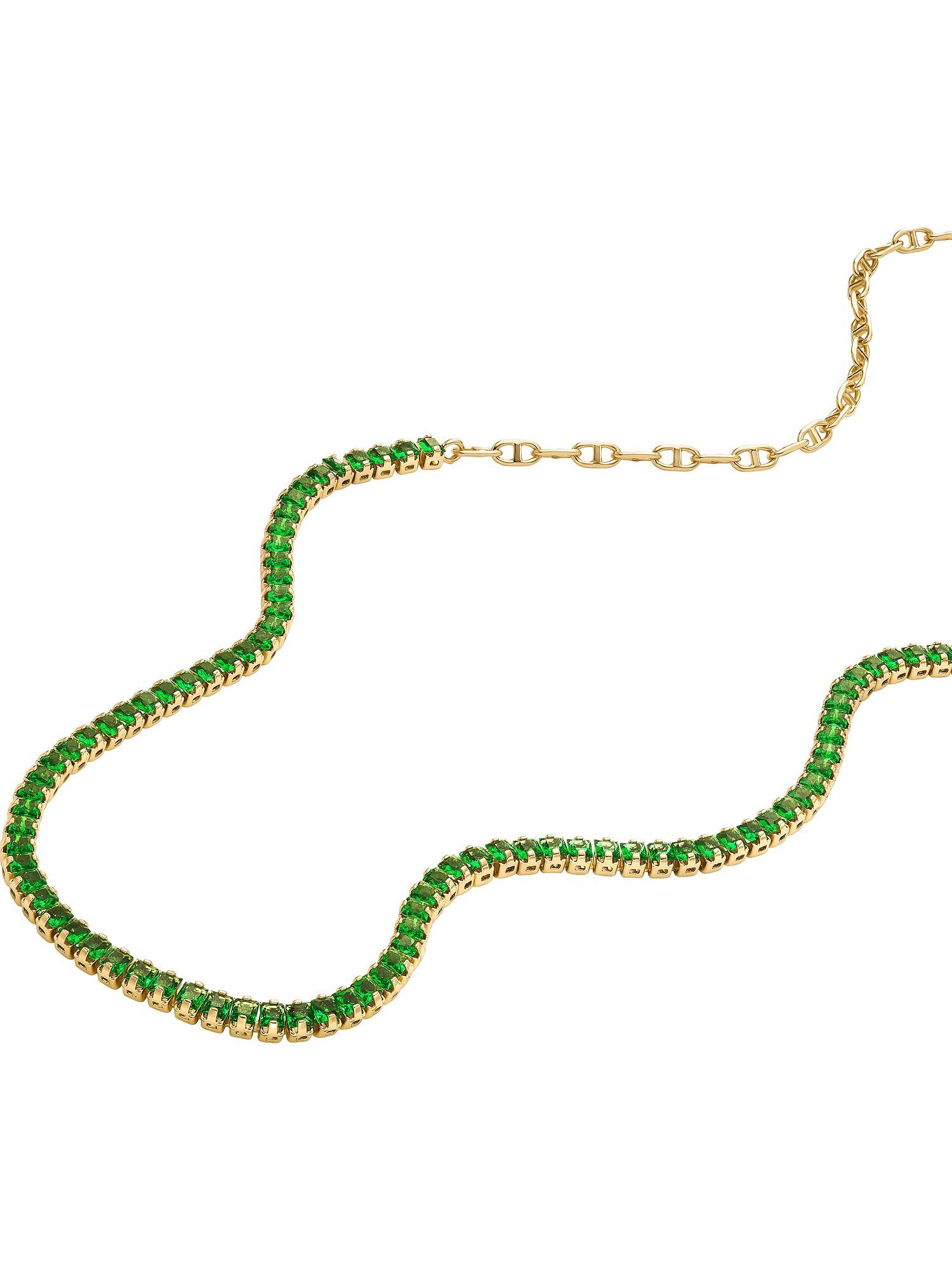 Fossil Collier Fossil Damen-Kette Edelst...