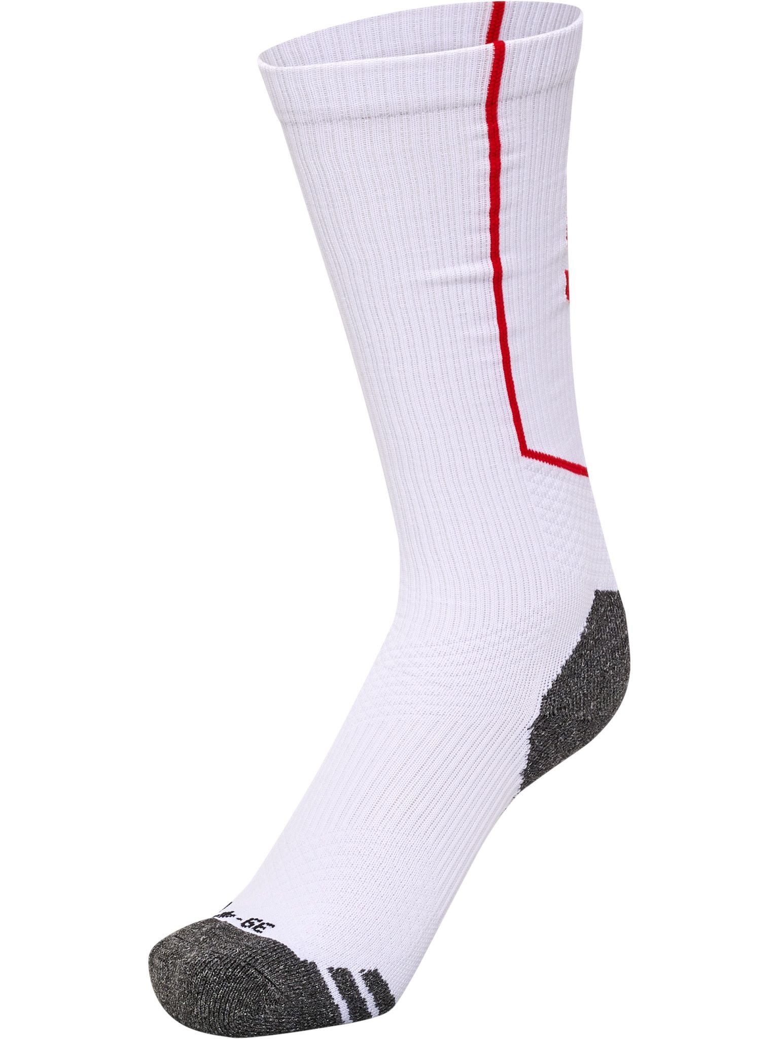 hummel Sportsocken hmlPRO Training Crew (Materialmix) weiss/rot - 1 Paar