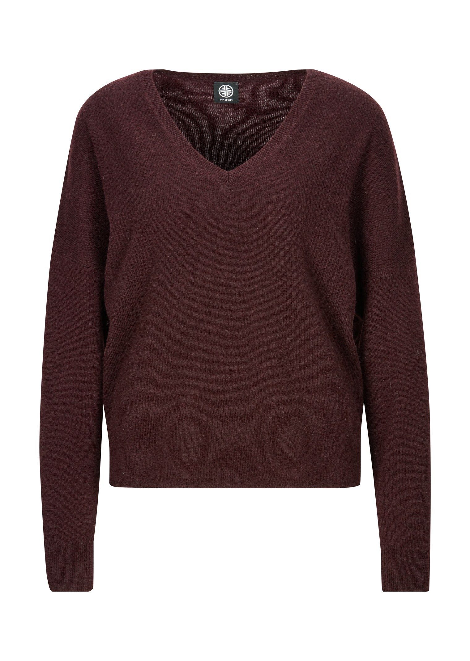 Faber V-Ausschnitt-Pullover Damenshirt SILENT GLOW