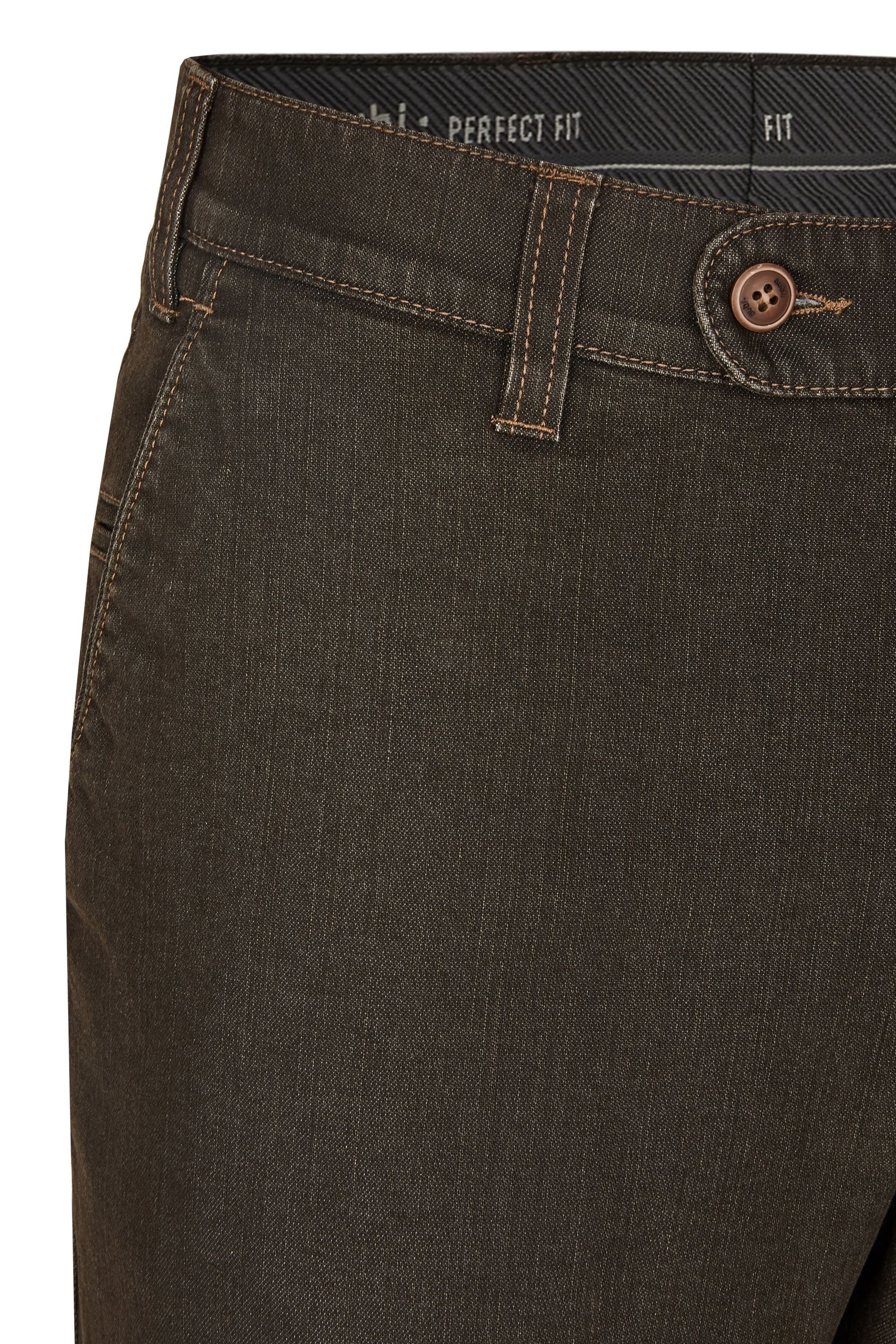 Modell Herren 926 Thermo braun Fit Perfect Hose Winter aubi Stretch Jeans Bequeme Jeans (28) aubi: