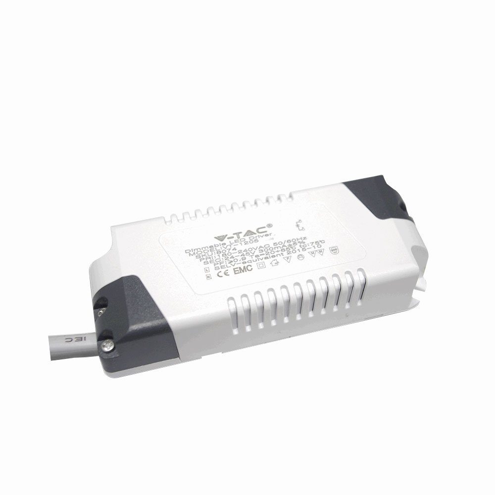 V-TAC LED Panel, 8 Watt Trafo Treiber LED Panel Driver nicht dimmbar Transformator