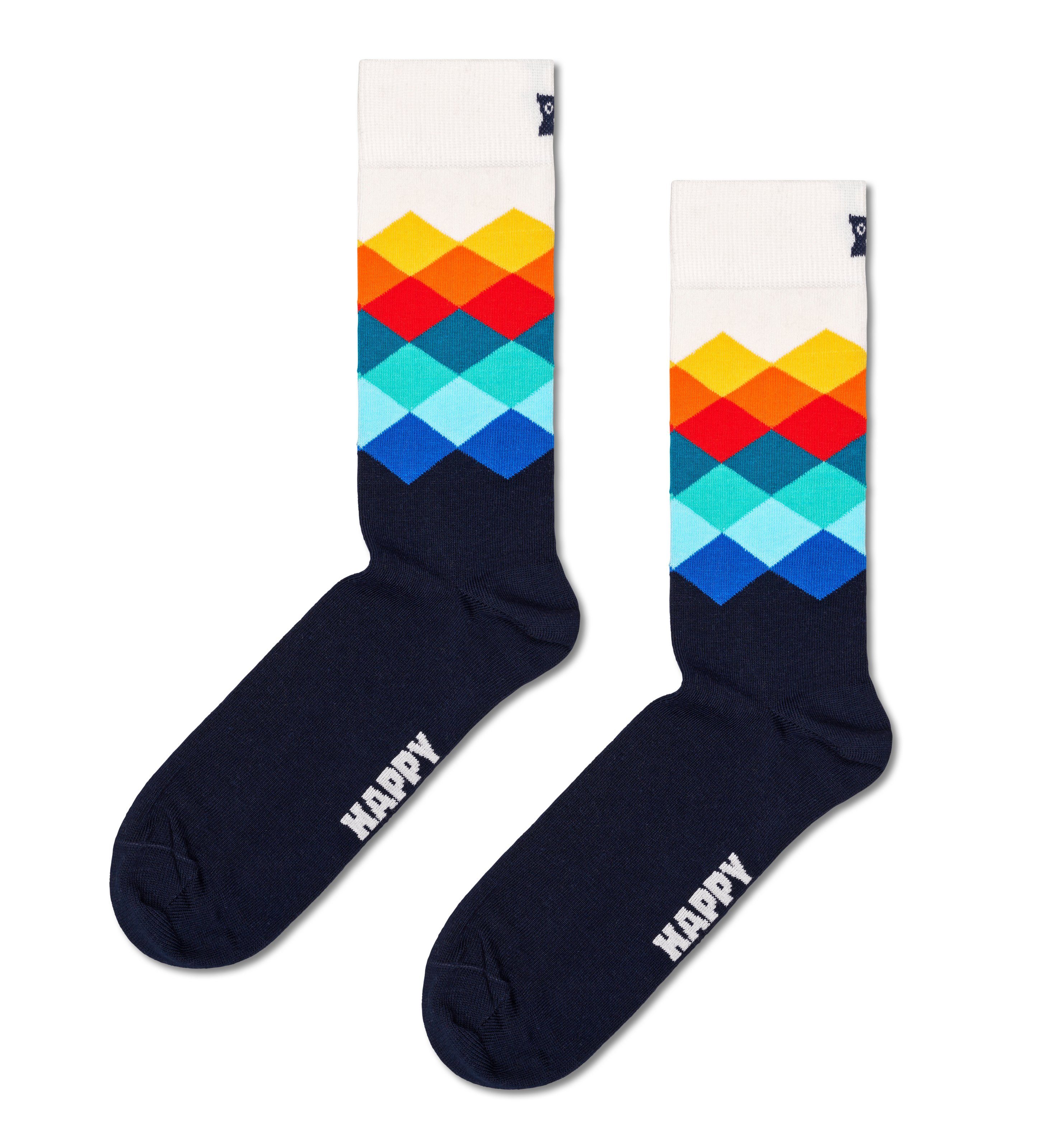 Navy Socks Socken Socken Set (Packung, Socks Multi-Color 4er Bunte Pack 4-Paar) im Happy Gift