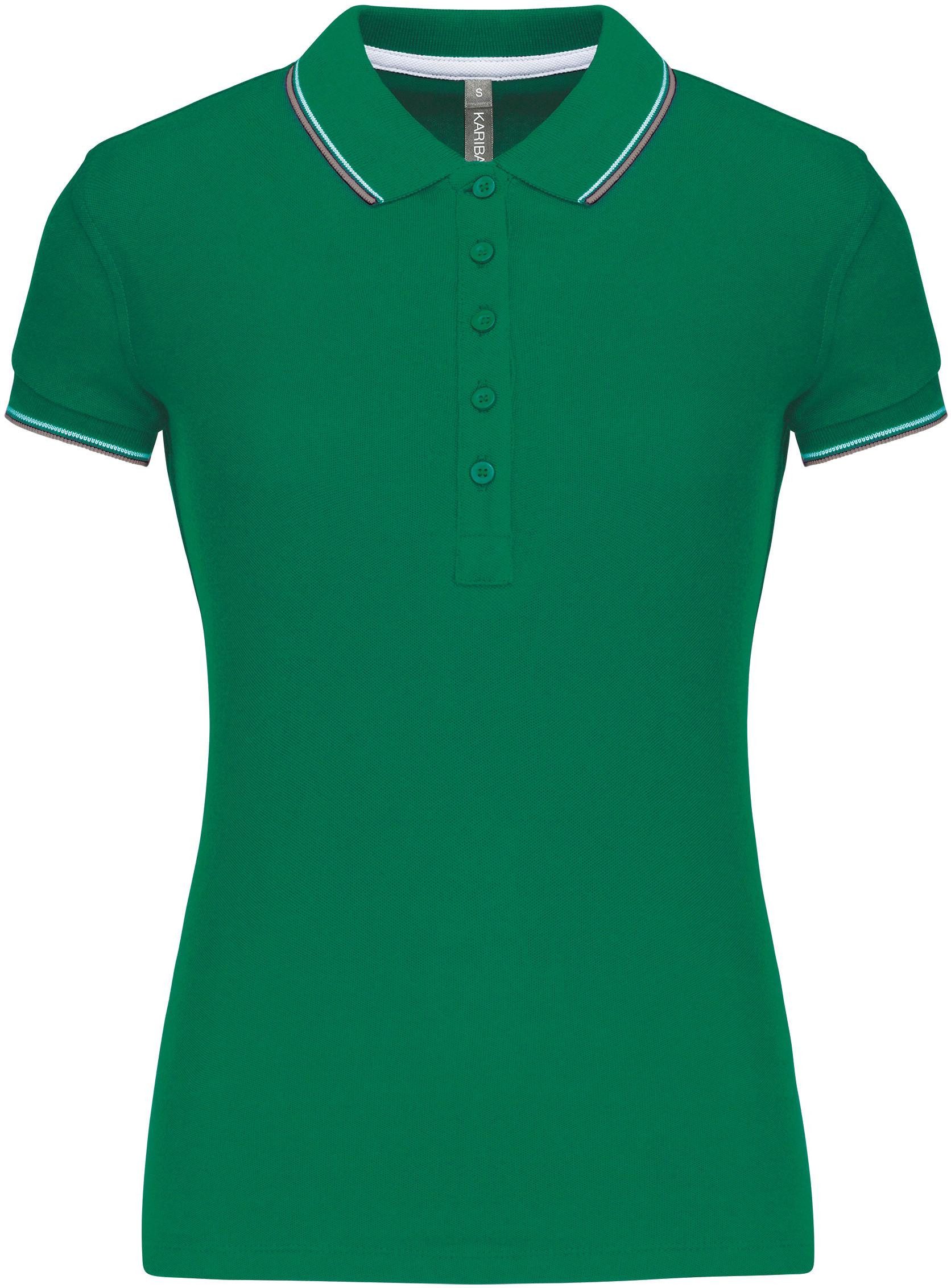 Poloshirt Damen Piqué Poloshirt Kurzarm