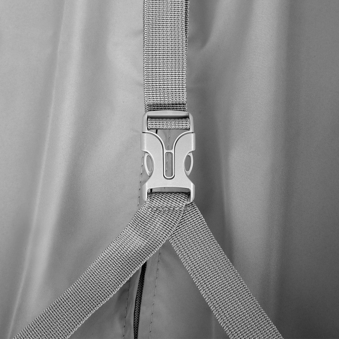 KONO Koffer Trolley mit 4 Rollen Polypropylen Ideal für Business & Schule