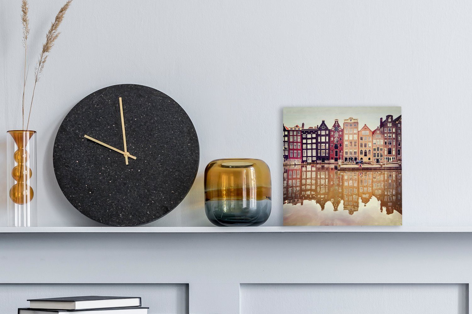 OneMillionCanvasses® Leinwandbild Amsterdam - Haus - günstig online kaufen