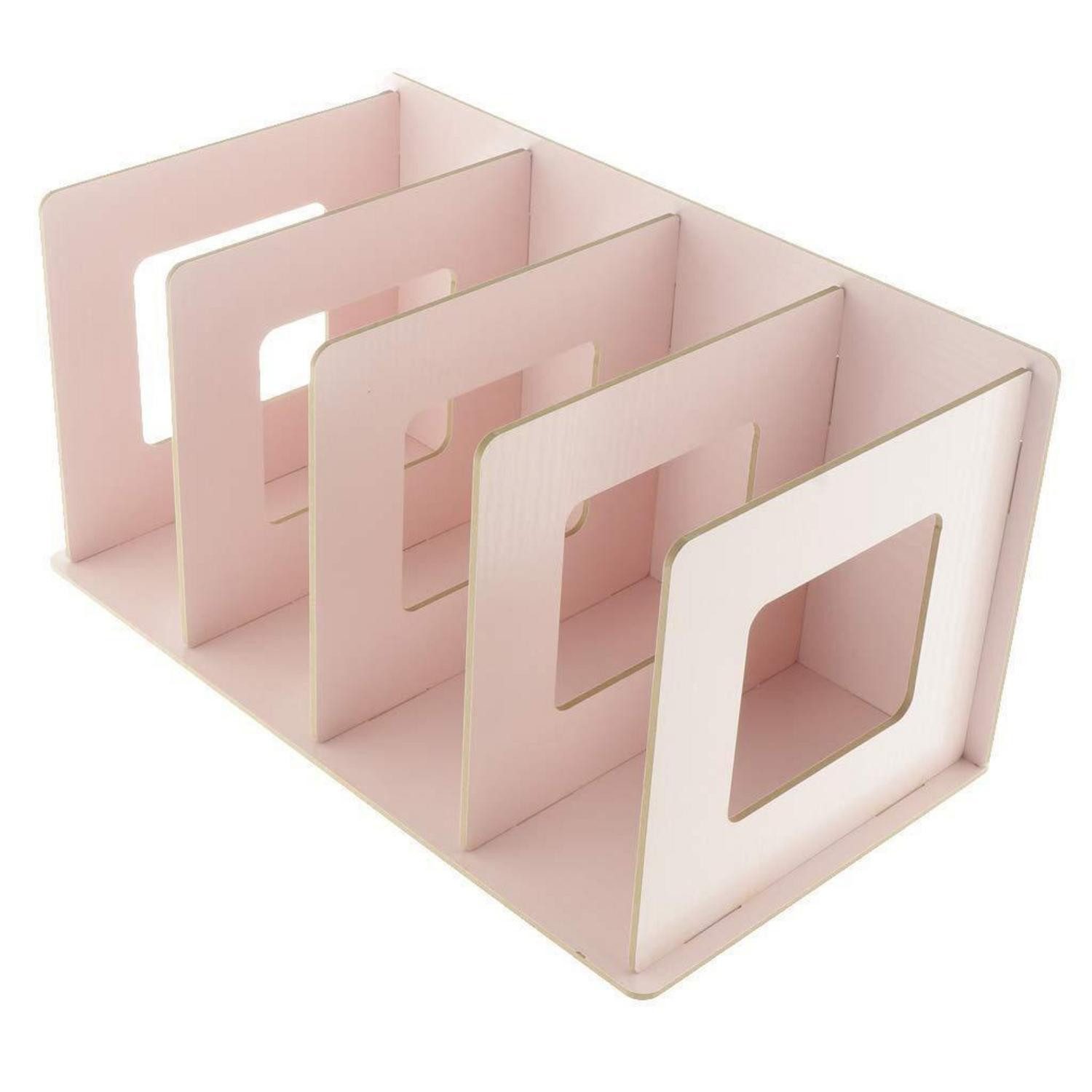 LuxusKollektion Bücherregal Holz Bücherregal Rosa 34x16x18cm, 1-tlg.