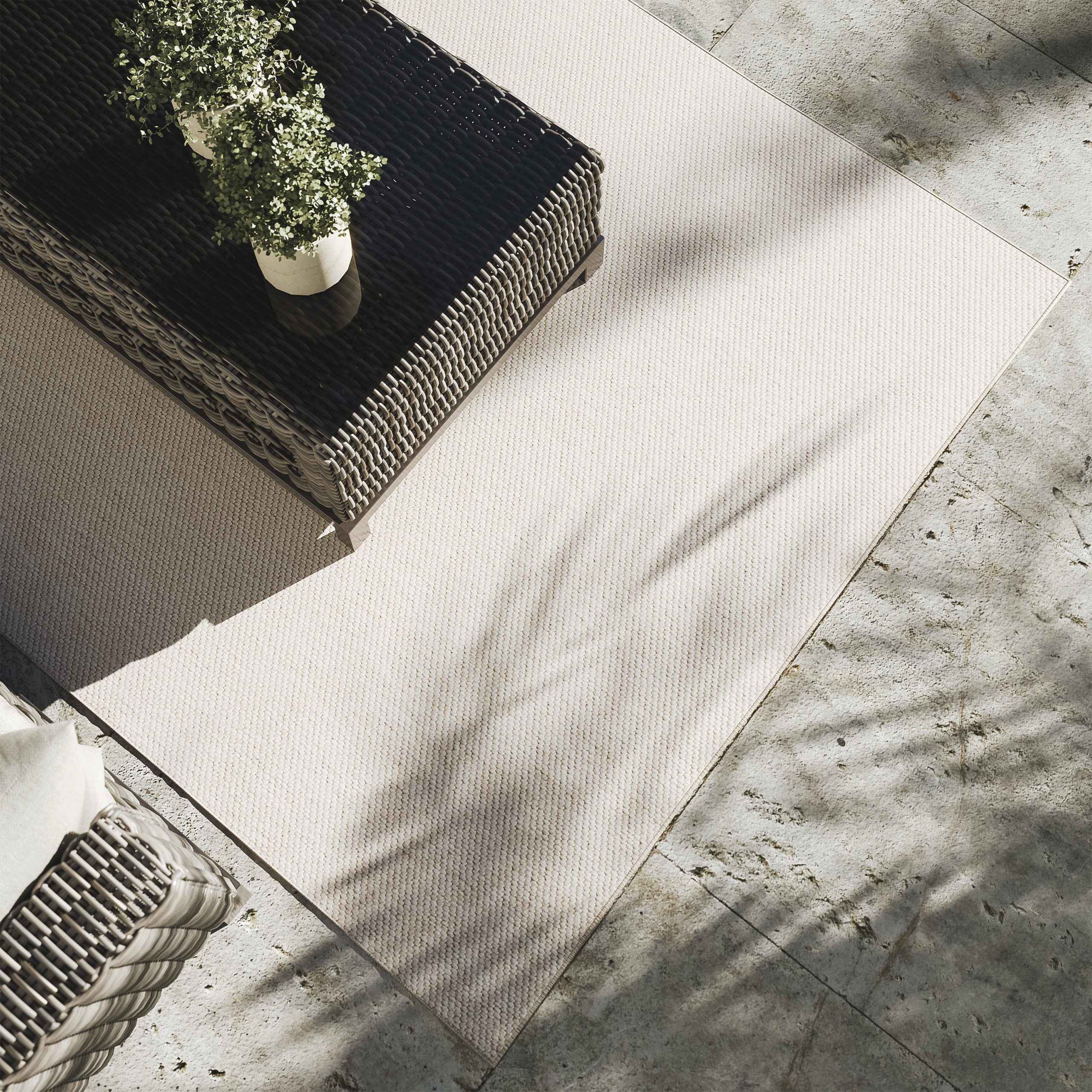 Interiyou Outdoorteppich Asti, Rechteckig, Höhe: 5 mm, Teppich draußen, Balkon, Garten, Terrasse, Küchenteppich, Wetterfest